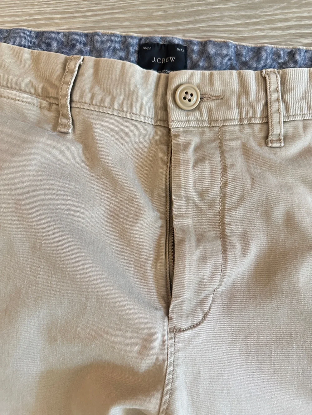 J. Crew tan chino