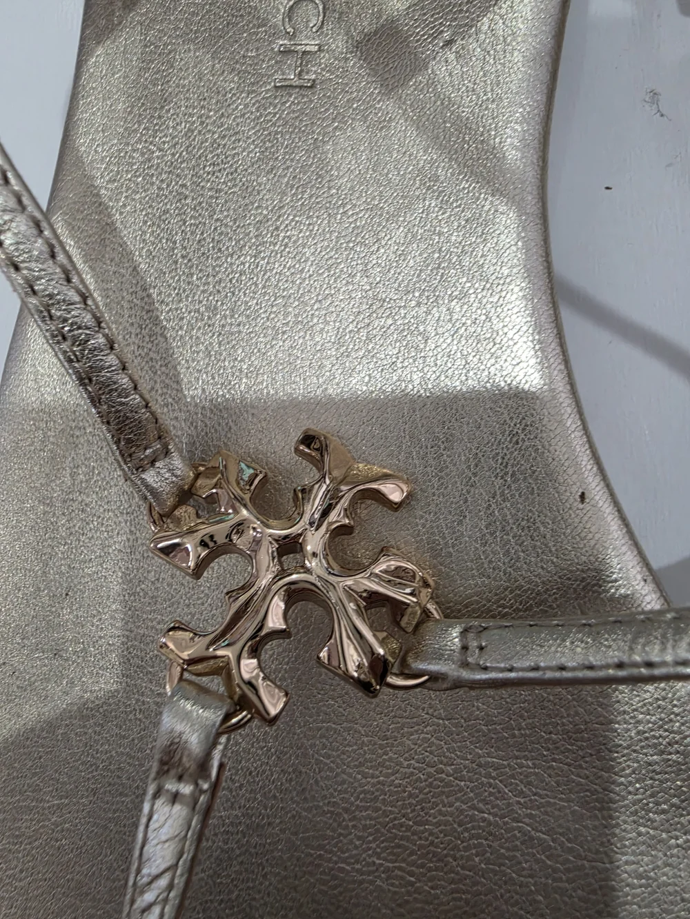 Tory Burch logo dressy looks