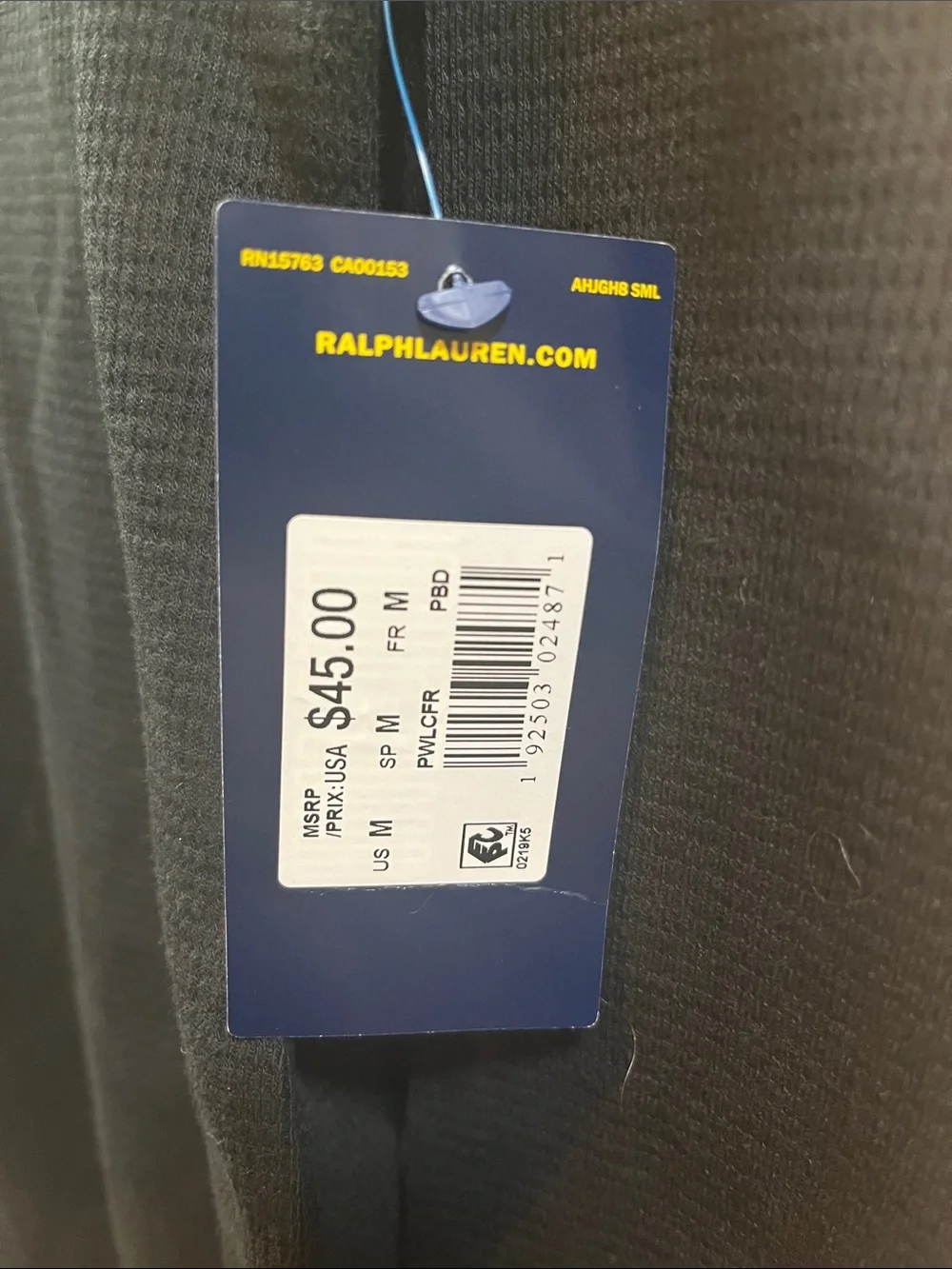 Polo by Ralph Lauren Black Long Sleeve Sleepwear with Red Pony