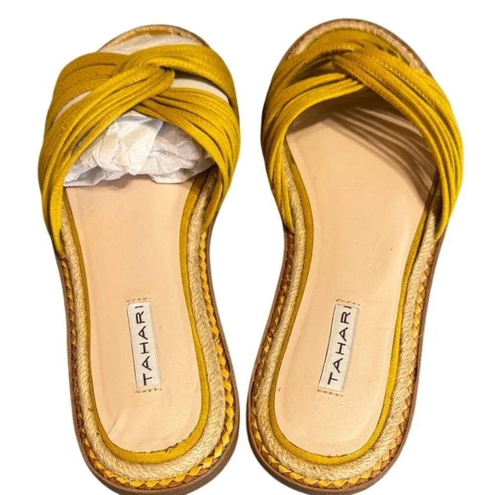 Tahari mustard yellow