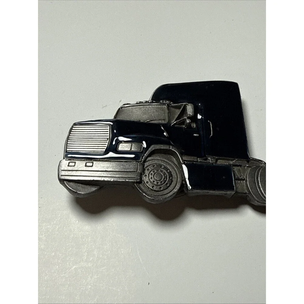 Vintage Buckles Of America 1980 Kenworth Semi Truck Belt Buckle Made in USA