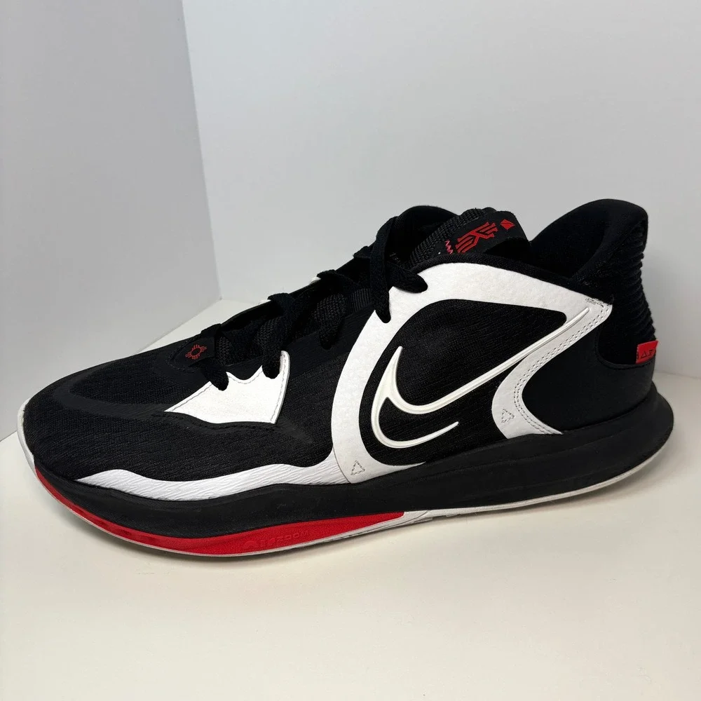 Nike Kyrie Flytrap 5 Mens 10.5 Black White Red Basketball Shoes DJ6012-001