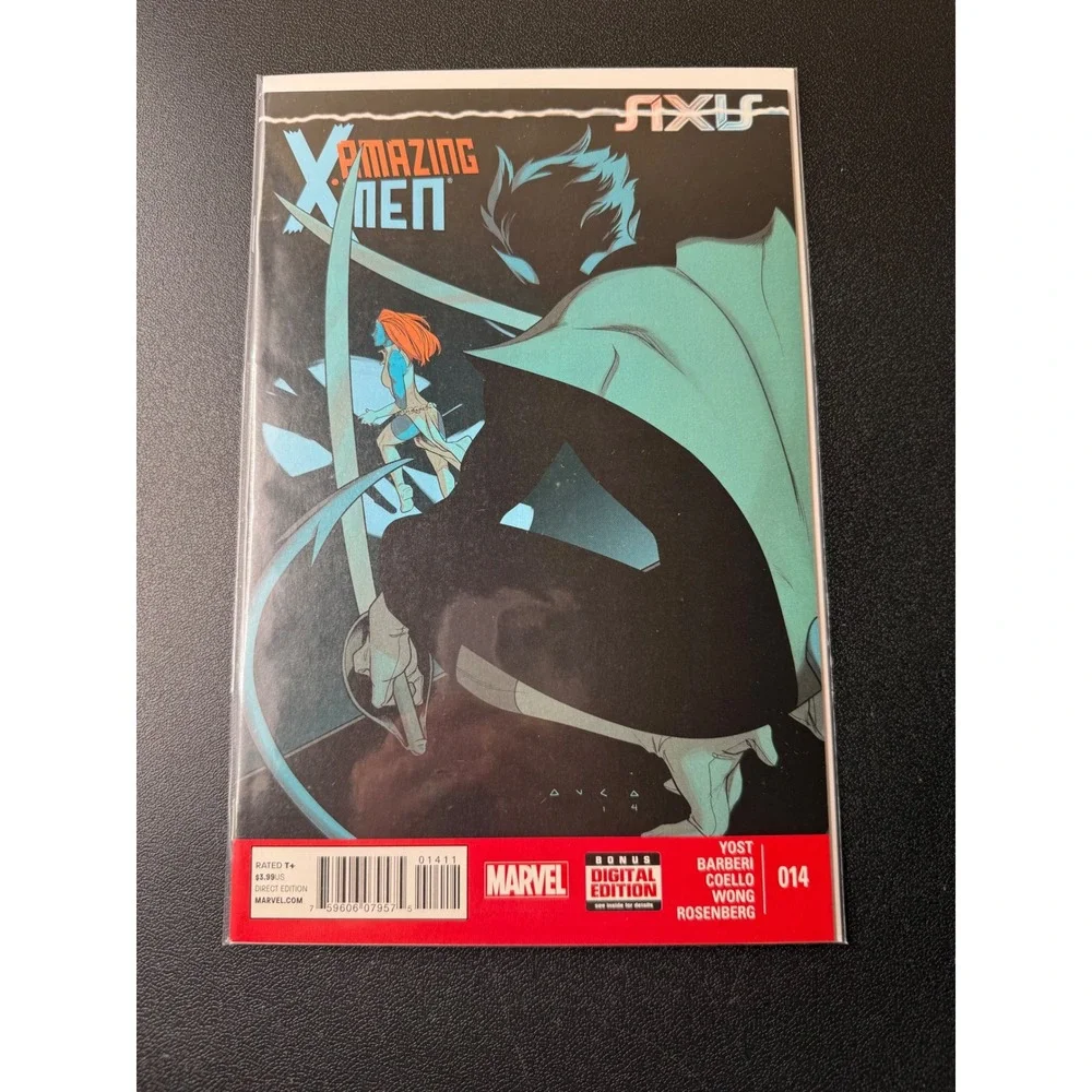 Amazing X-Men 14 Marvel Axis Nightcrawler‎ Mystique Yost Barberi 2014 Comic Book