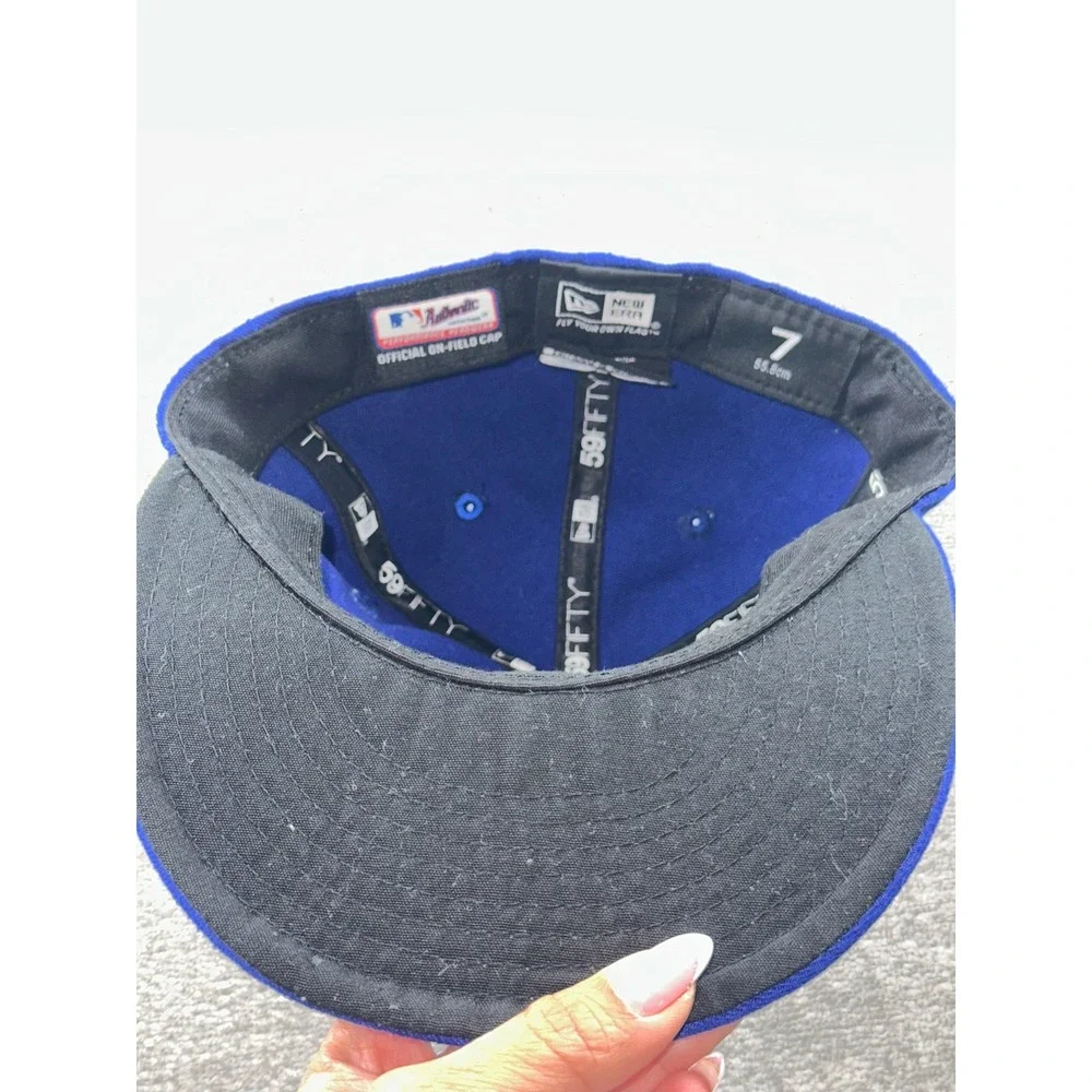 New Era Dodgers LA 59FIFTY‎ Cap Men 7 Blue MLB Authentic Collection Baseball