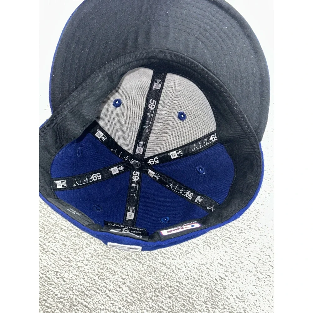 New Era Dodgers LA 59FIFTY‎ Cap Men 7 Blue MLB Authentic Collection Baseball
