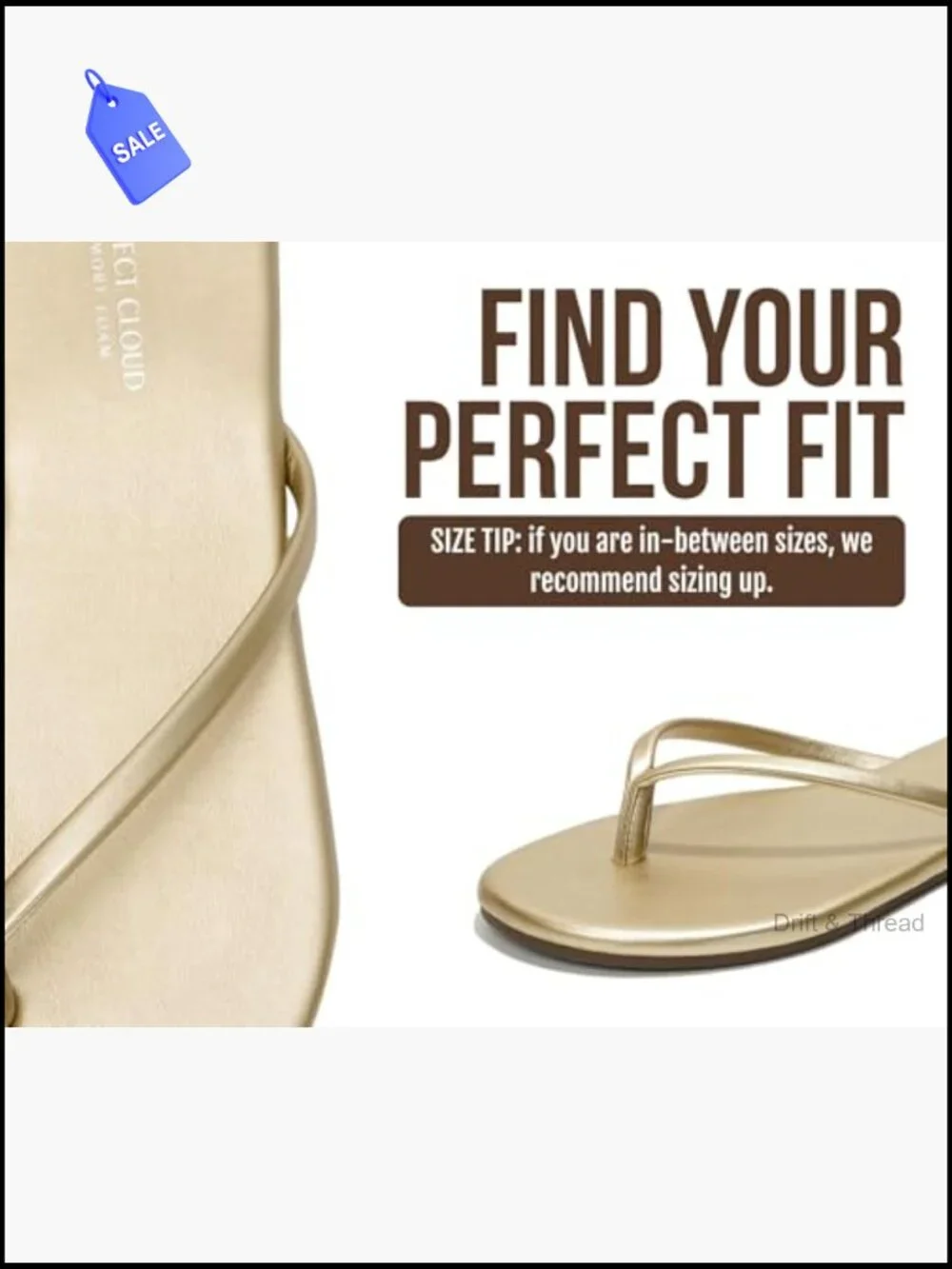 Lightweight Non-Slip Memory Foam Flip Flop Sandals
