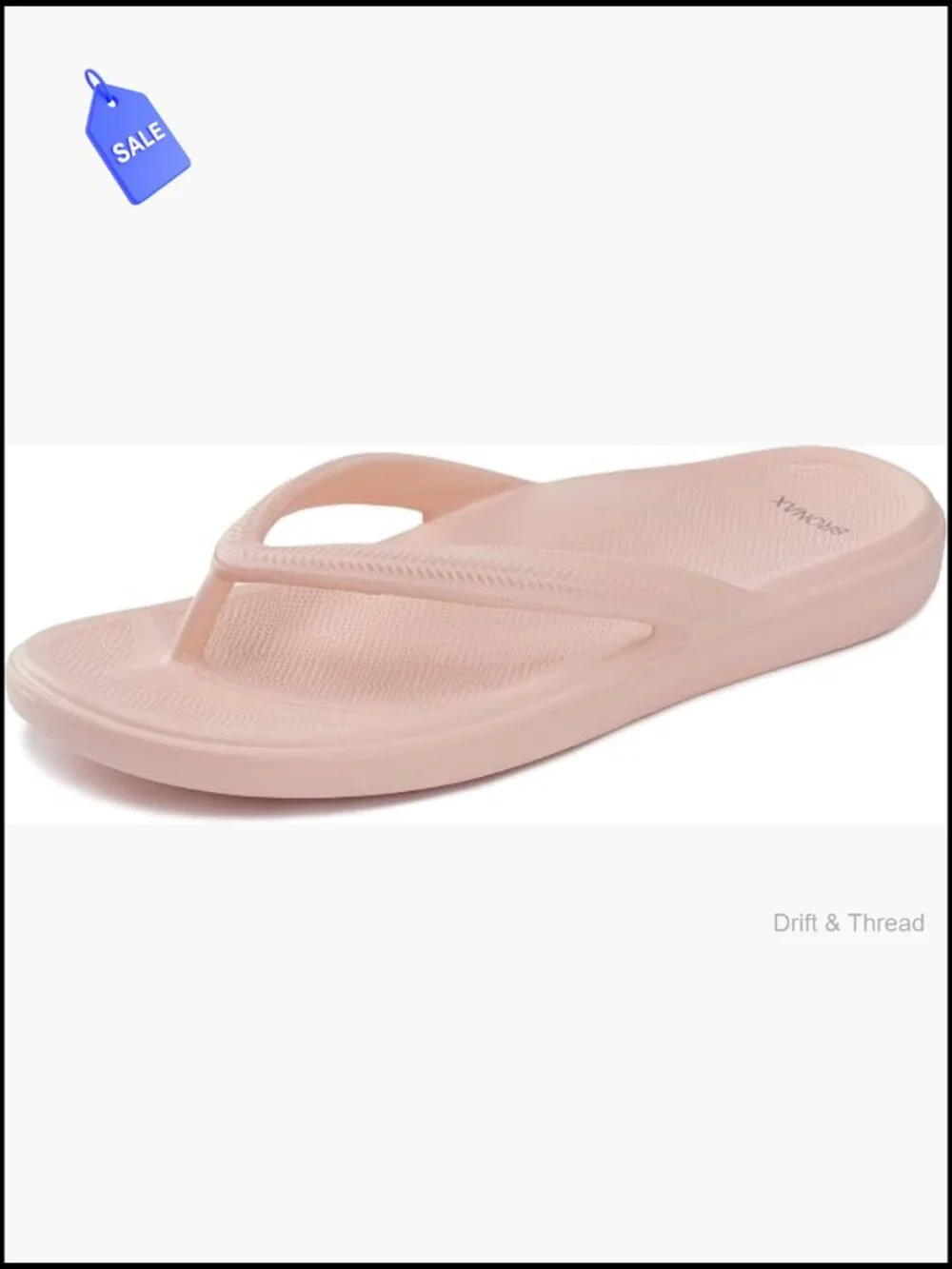 Arch Support Flip Flops - Orthotic Thong Sandals for Plantar Fasciitis Relief