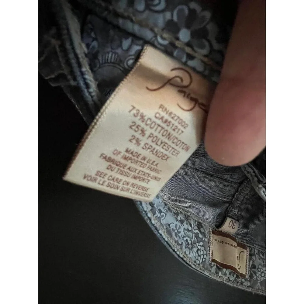 Paige Premium Denim preowned smoke
