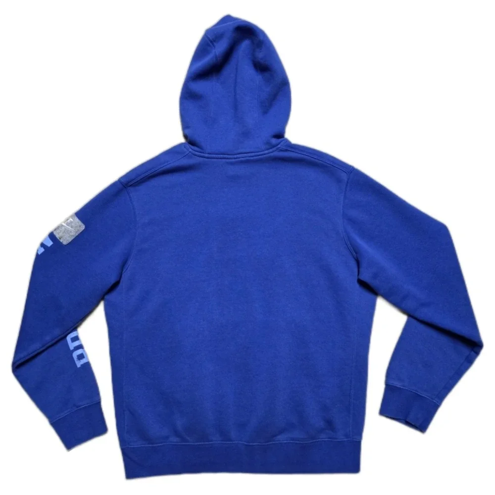 Brooklyn Dodgers Nike Club Fleece Hoodie MLB Mens M‎ Blue Sleeve Print