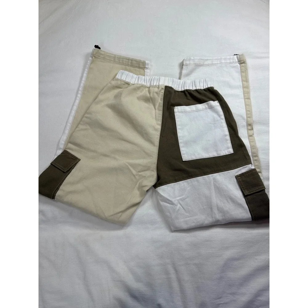 Bershka colorblock cargo