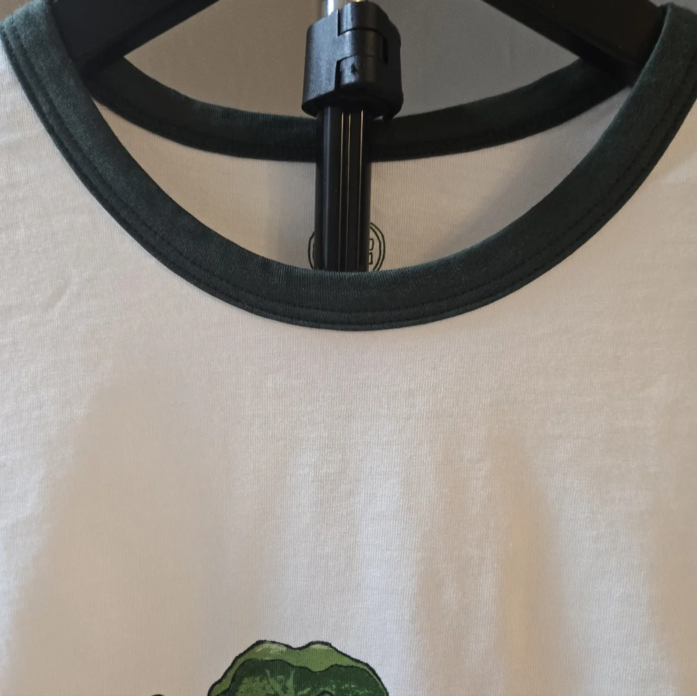Tory Burch Lettuce Graphic Cotton T-Shirt  Size M –mNWOT
