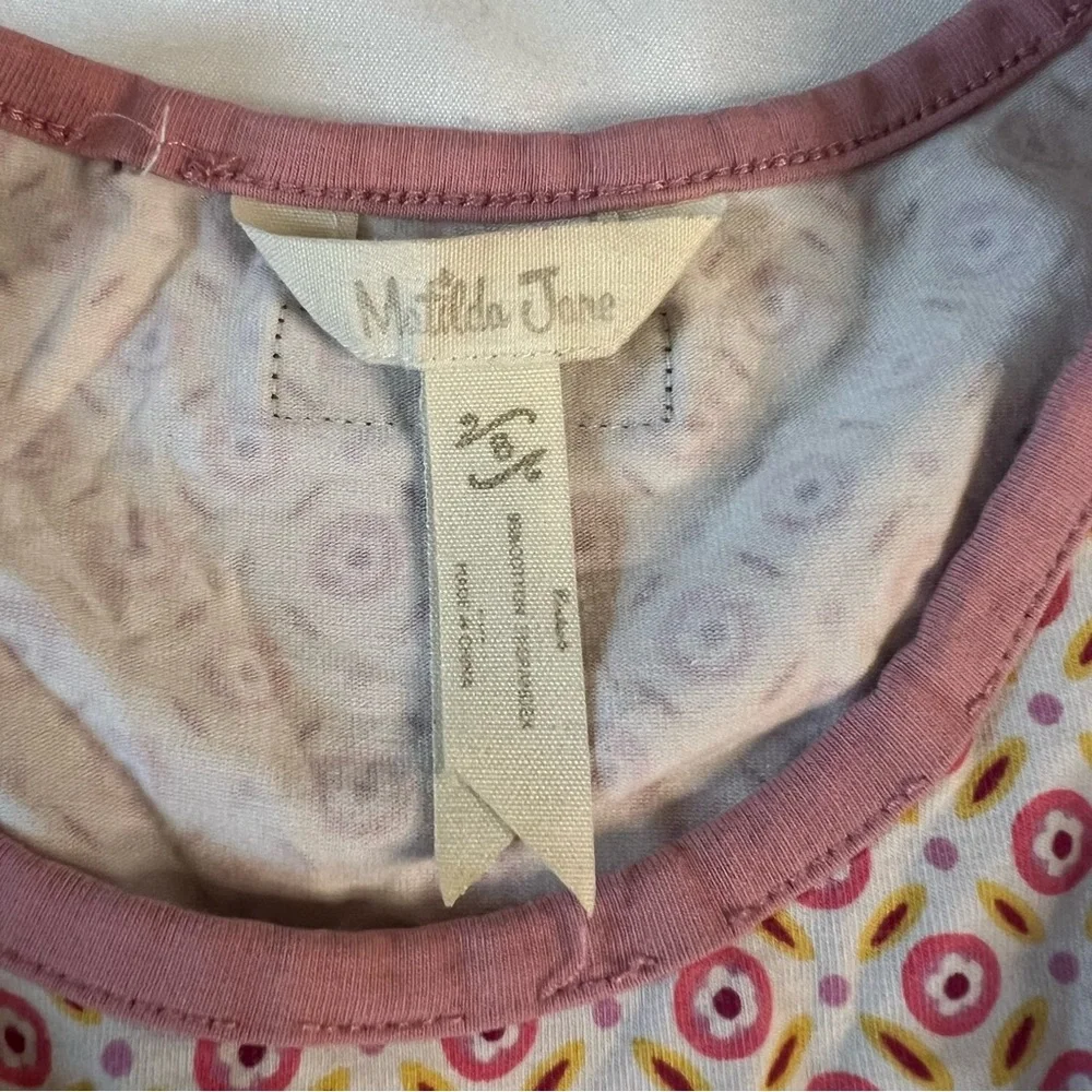 Matilda Jane Dress Girls Size 8 Knot Dress Mixed Print Floral Ruffle Boutique