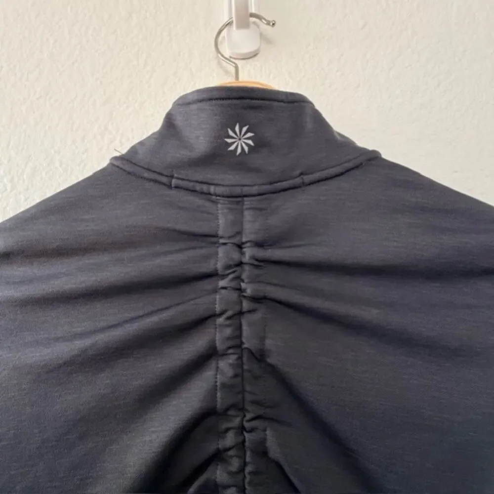 Athleta running jacket gray