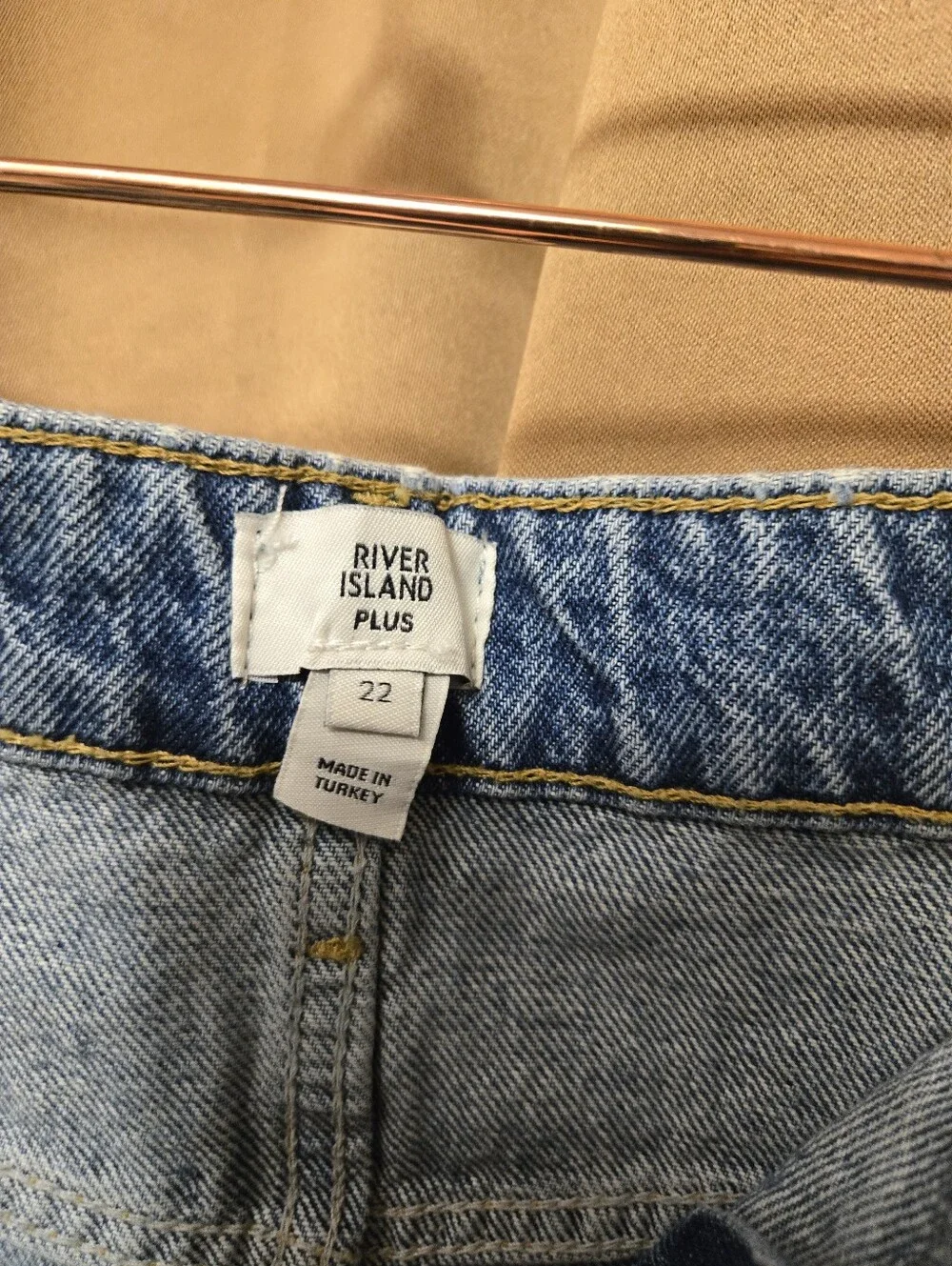 River Island rolled wash