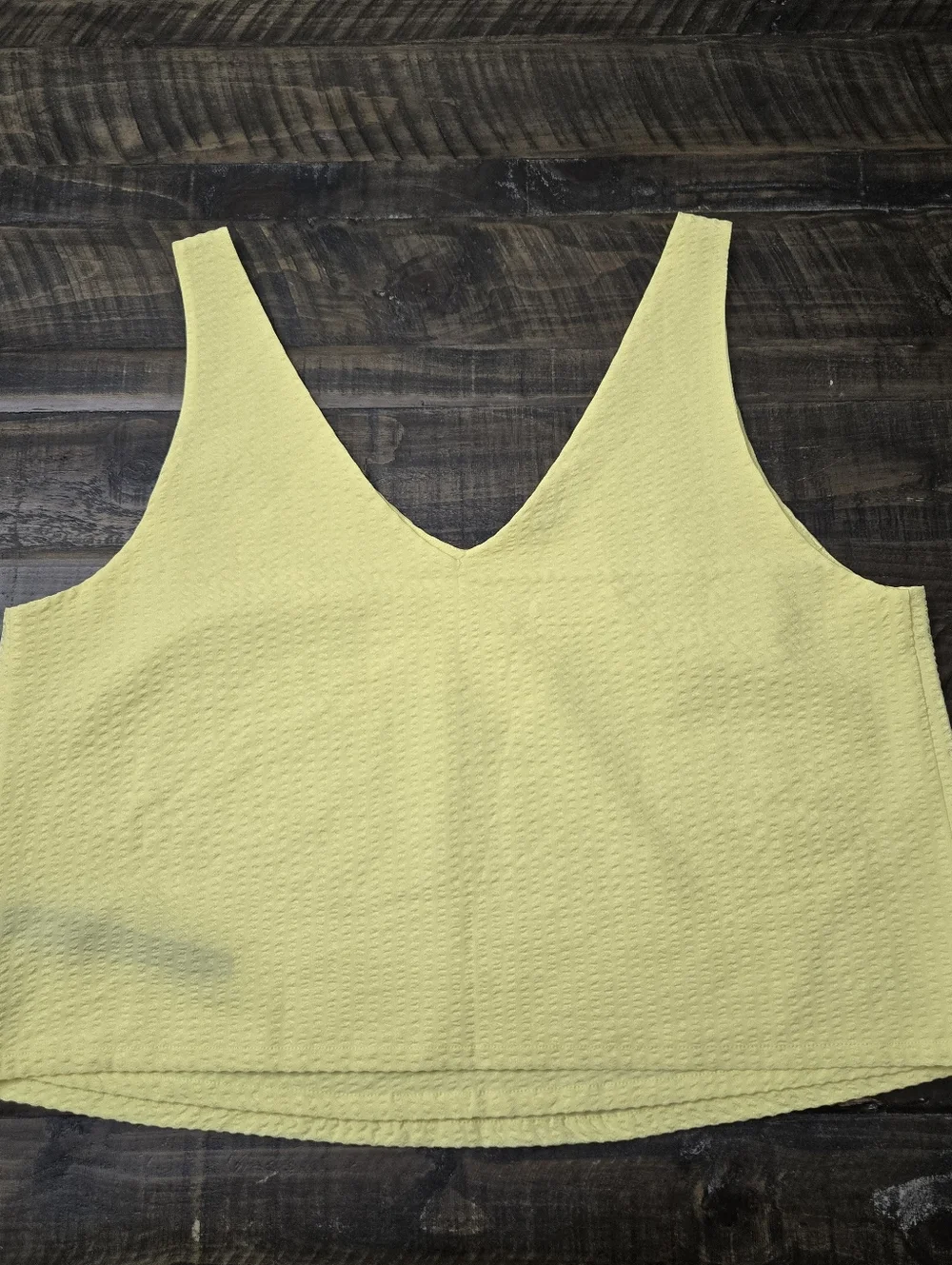 VUORI Villa Textured‎ Crop Tank | L