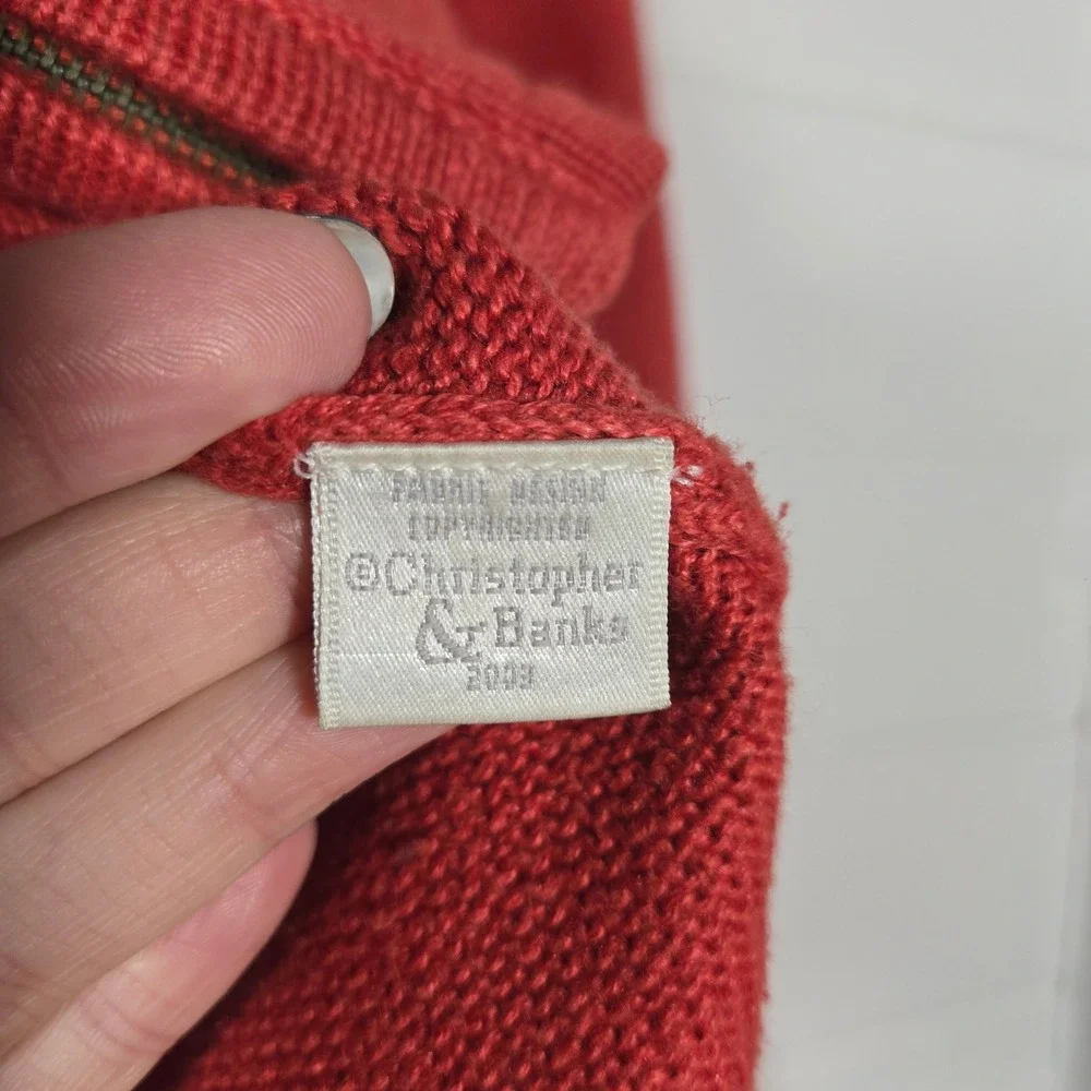 Vtg Full Zip Beaded Cardigan Sweater Oversize Small Y2K Unique Funky Rainbow‎