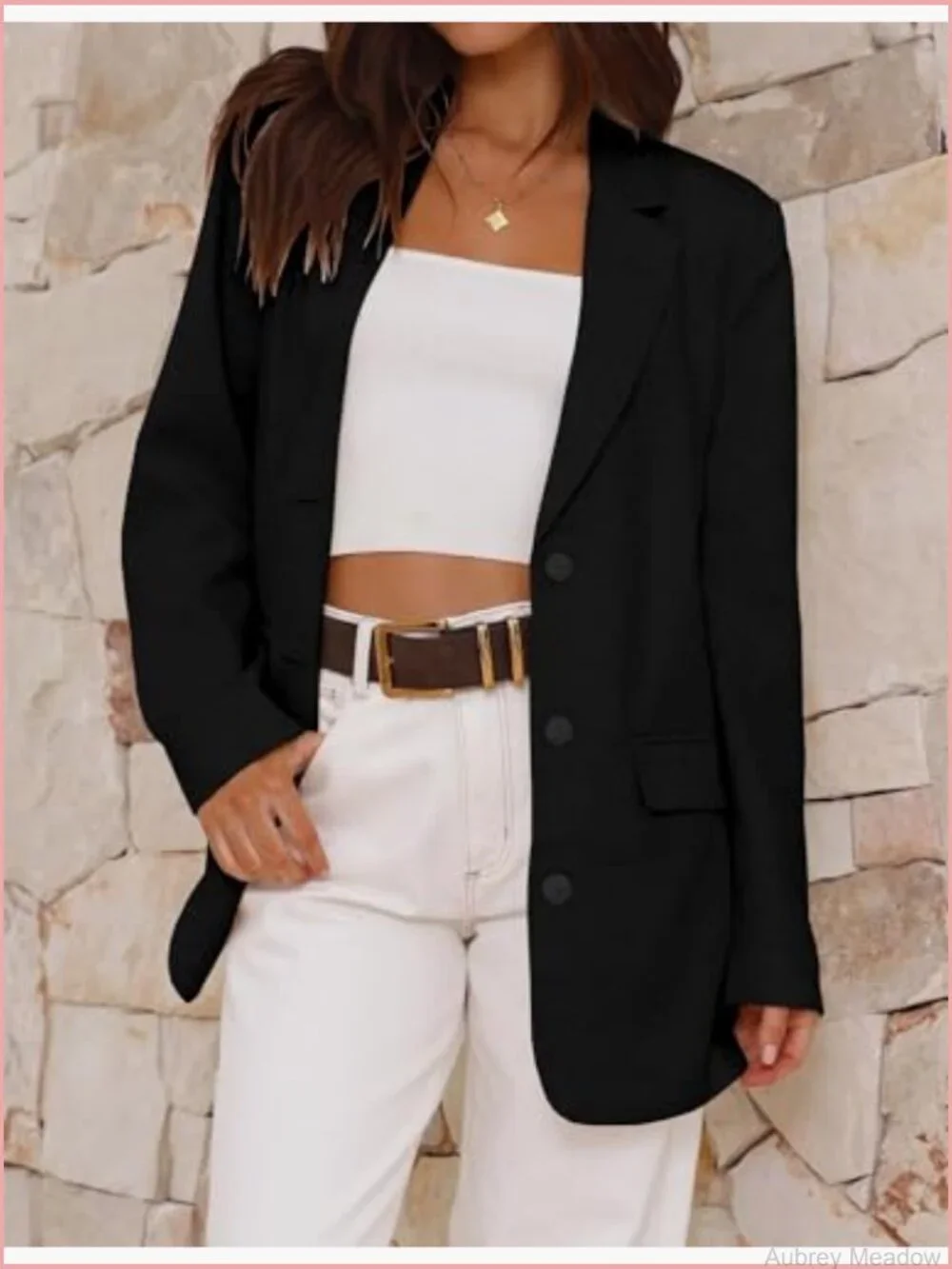 Long Sleeve Linen Blazer Casual Lightweight Jacket