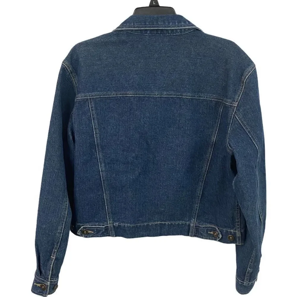 Liz Claiborne Jean Denim Jacket Size Medium
