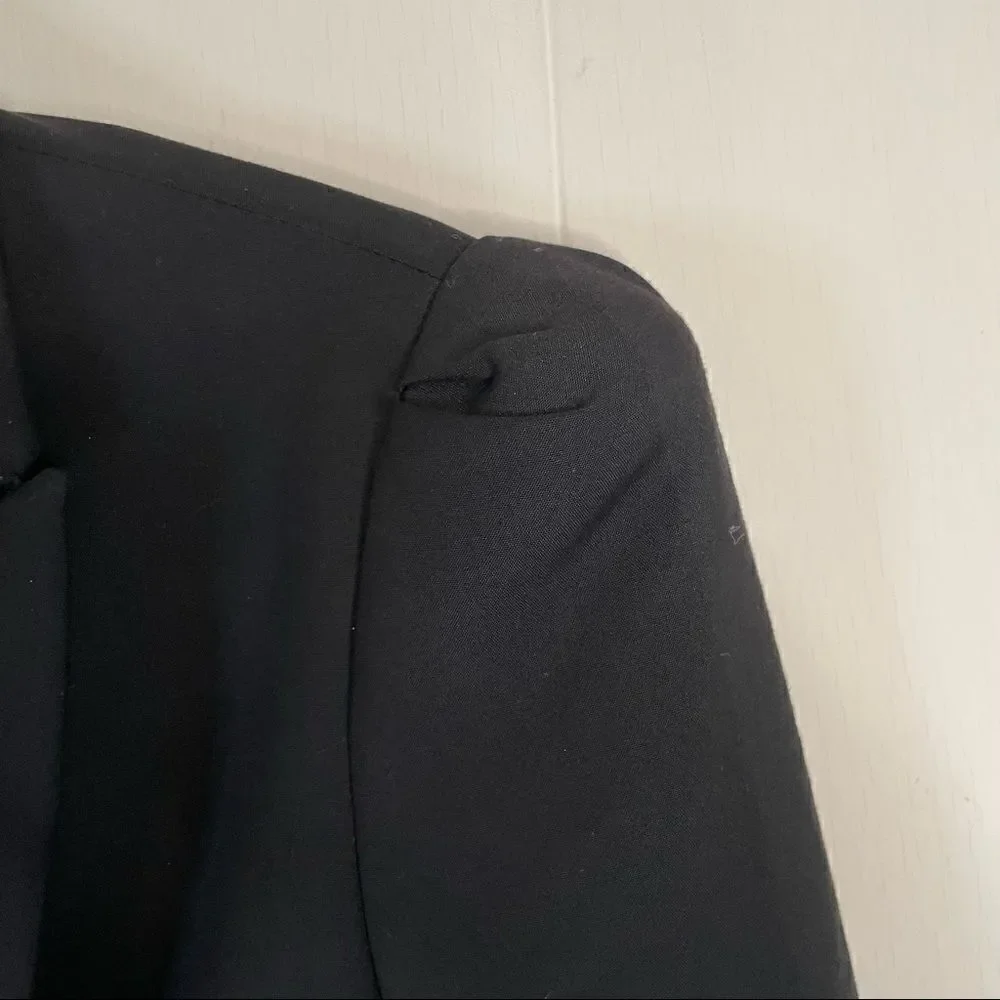 Zara Basic Puff Shoulder Blazer