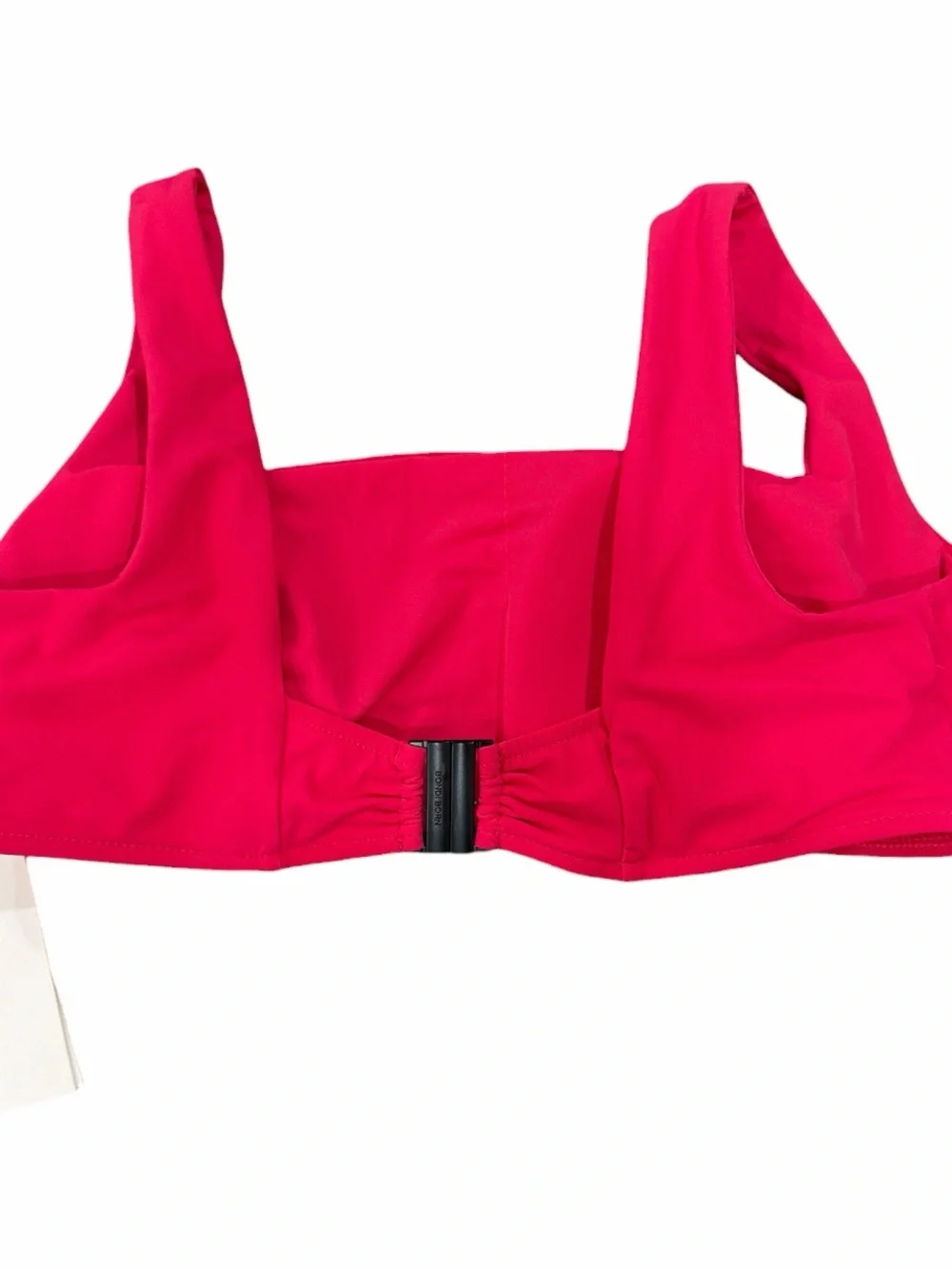 NWT Bondi Born Lola Bikini Sculpture Top Azalea Pink Size L