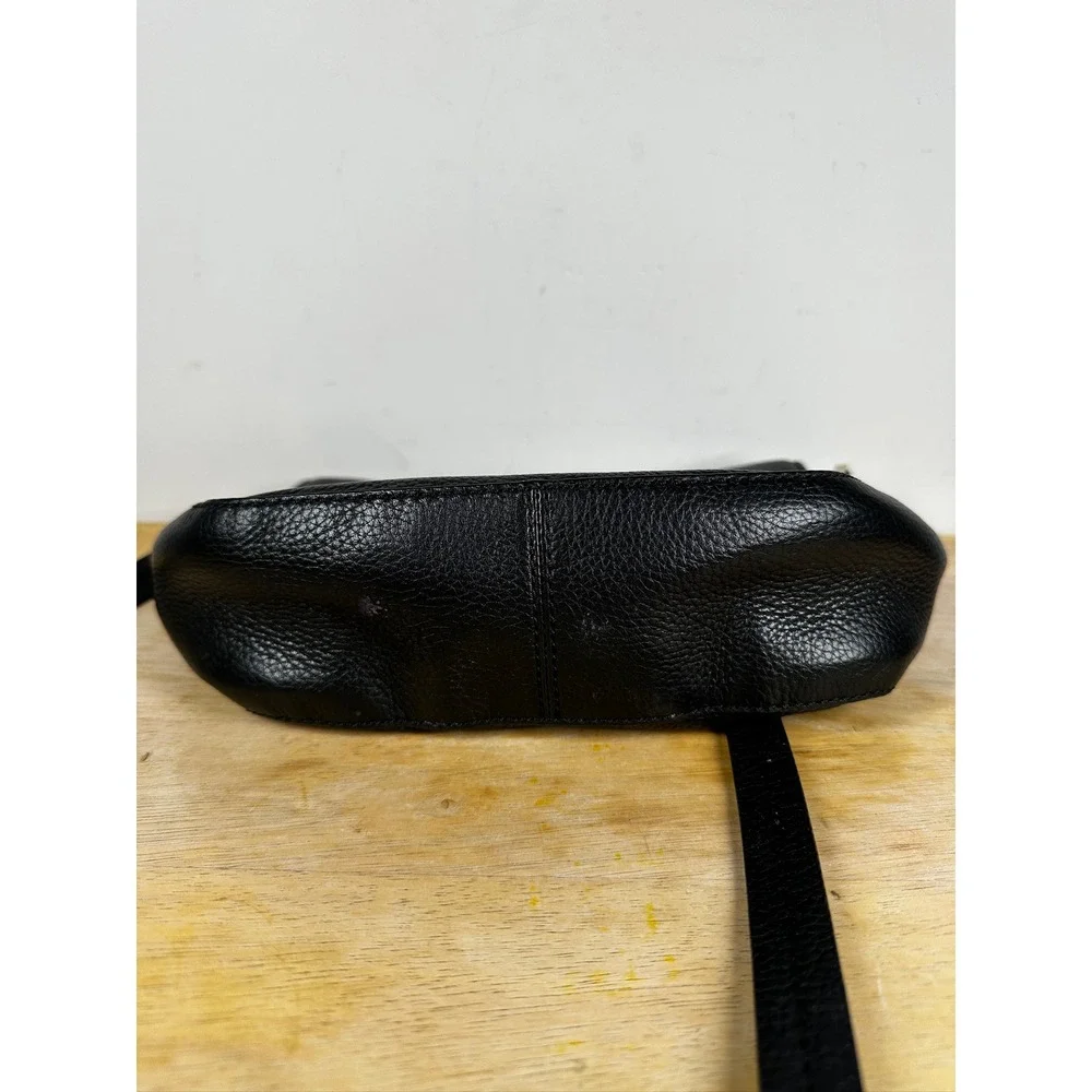 Kate Spade Black Pebbled Leather Spencer Court Lavinia Crossbody‎ Purse Classic