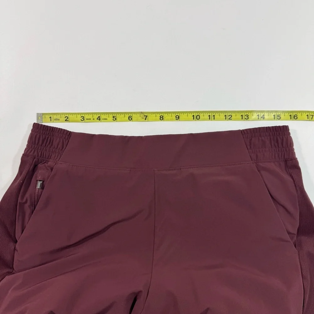 Athleta Brooklyn Jogger Pants Lined Maroon Size 12
