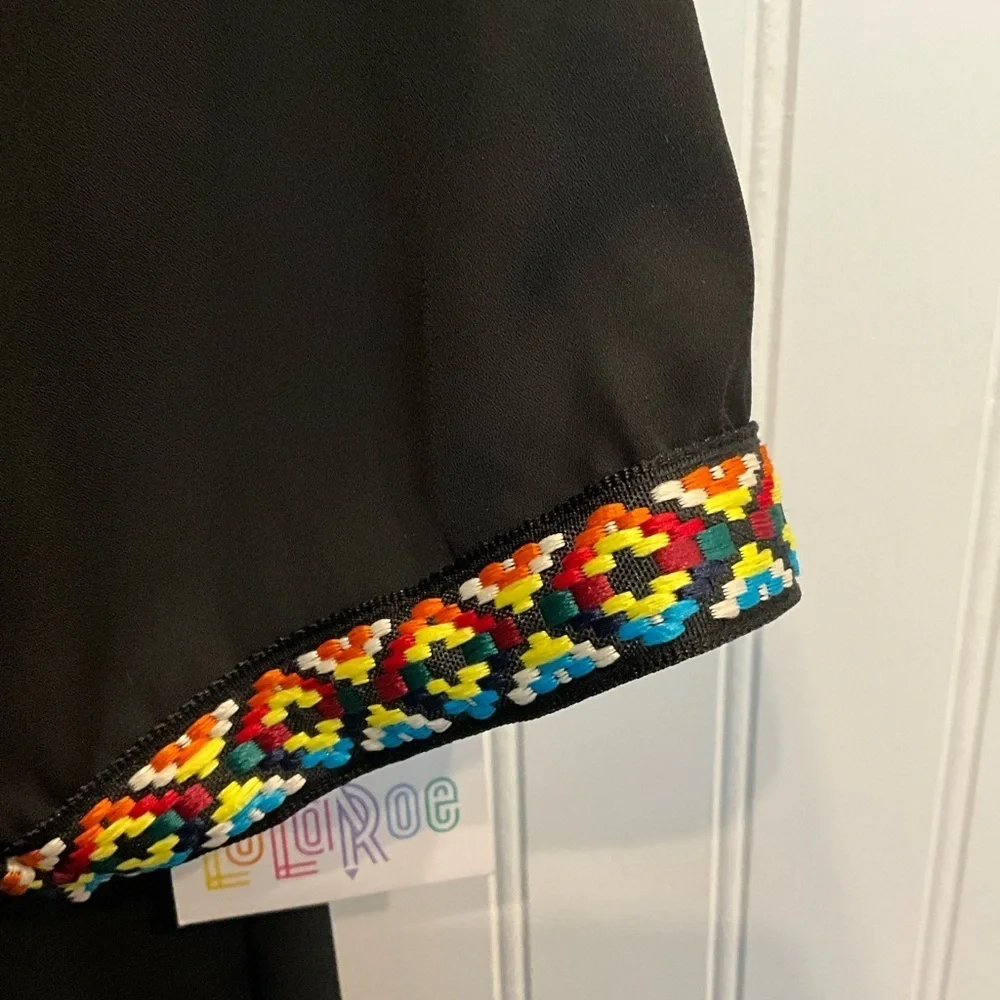LuLaRoe stylish black colorful