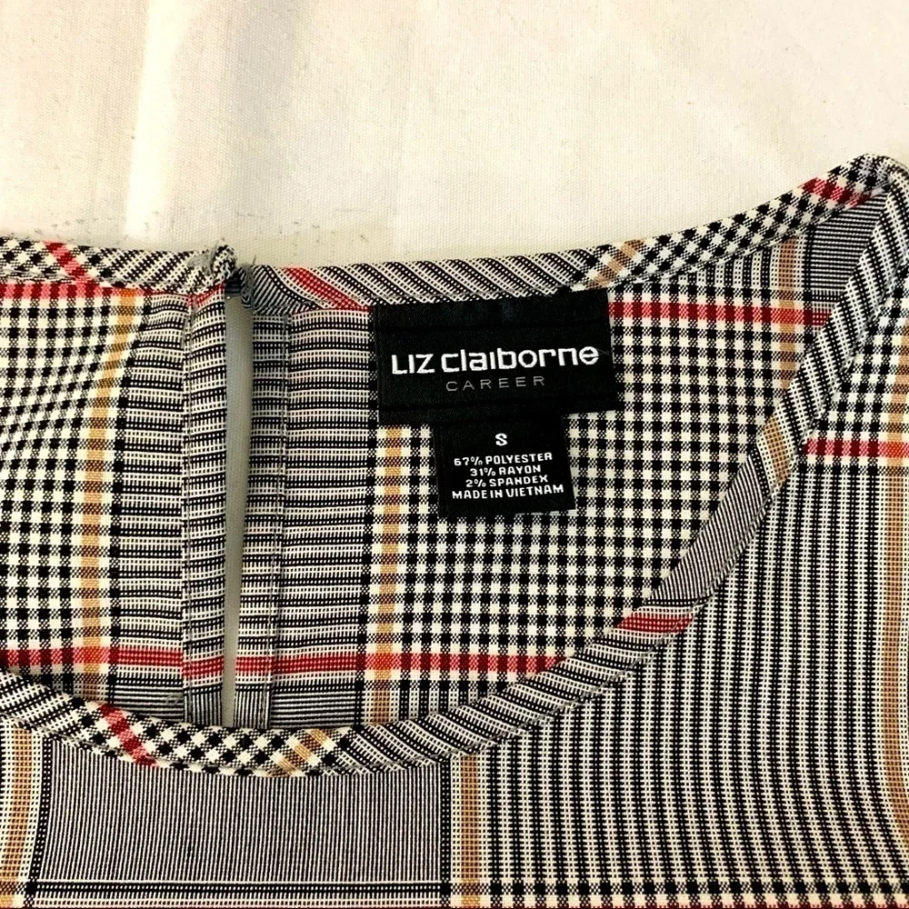 Liz Claiborne stylish plaid