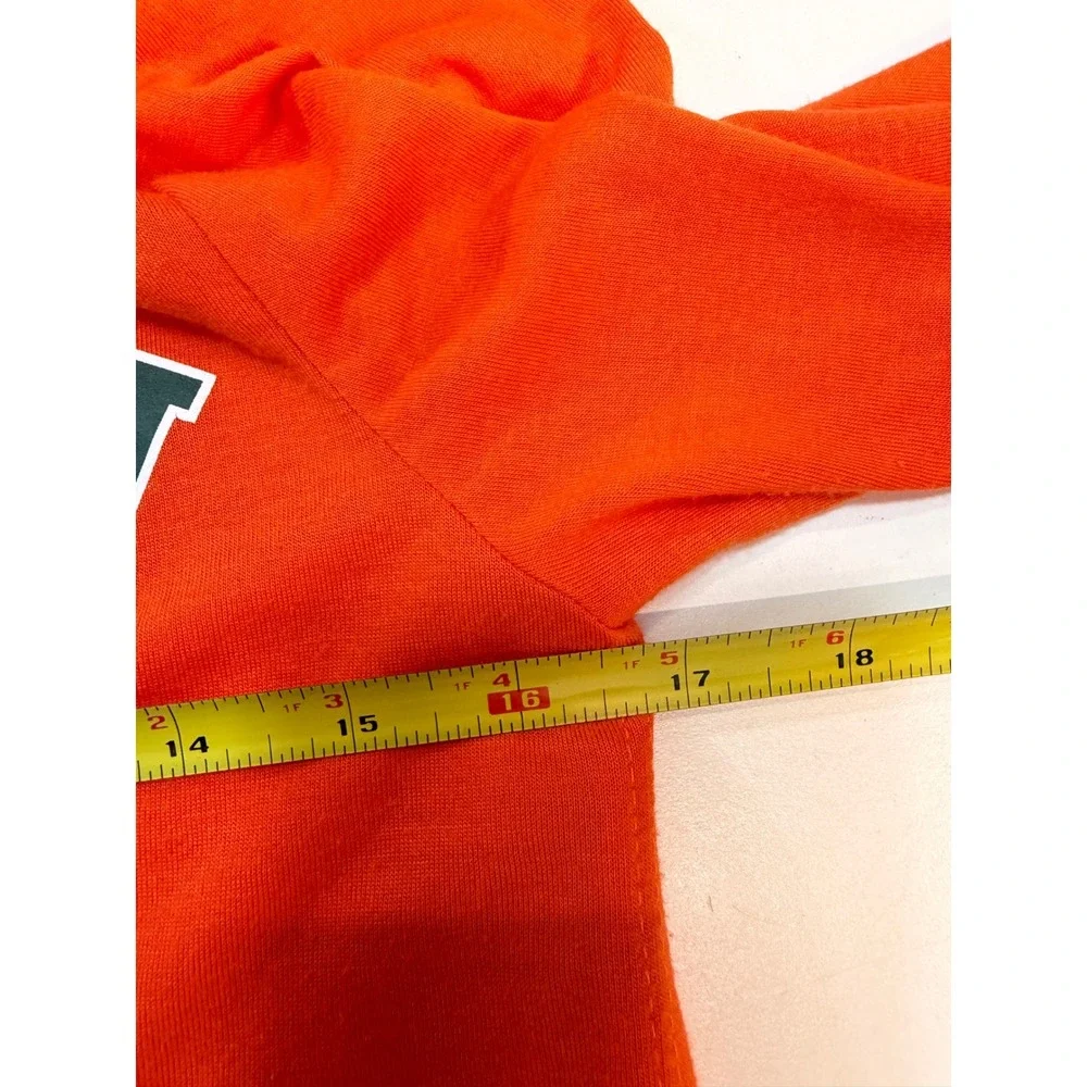 Miami Hurricanes Hoodie Women Small Colosseum Orange Lightweight Pullover NCAA