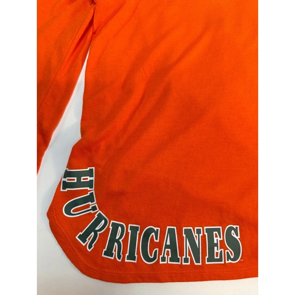 Miami Hurricanes Hoodie Women Small Colosseum Orange Lightweight Pullover NCAA