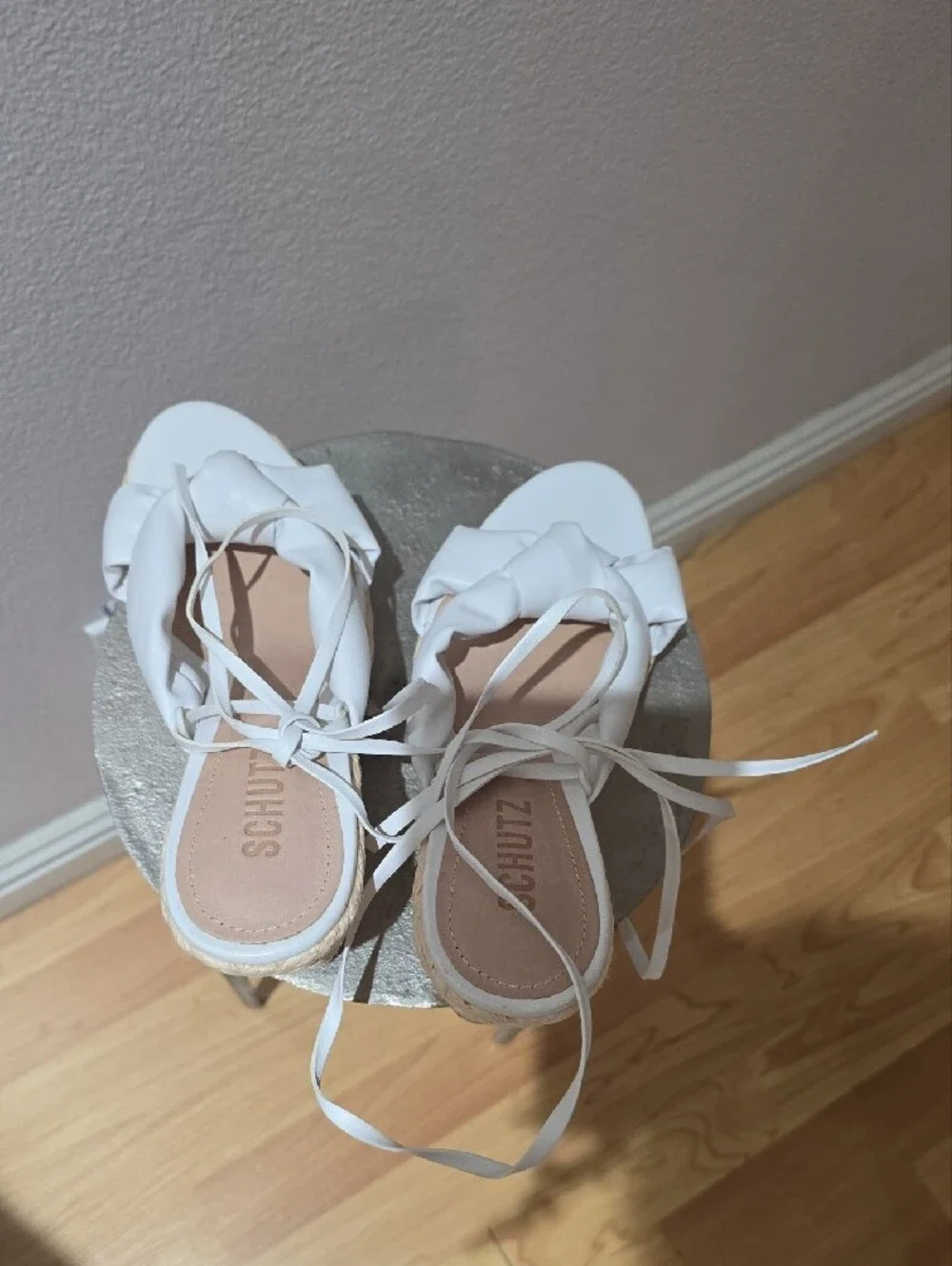 SCHUTZ white wedge