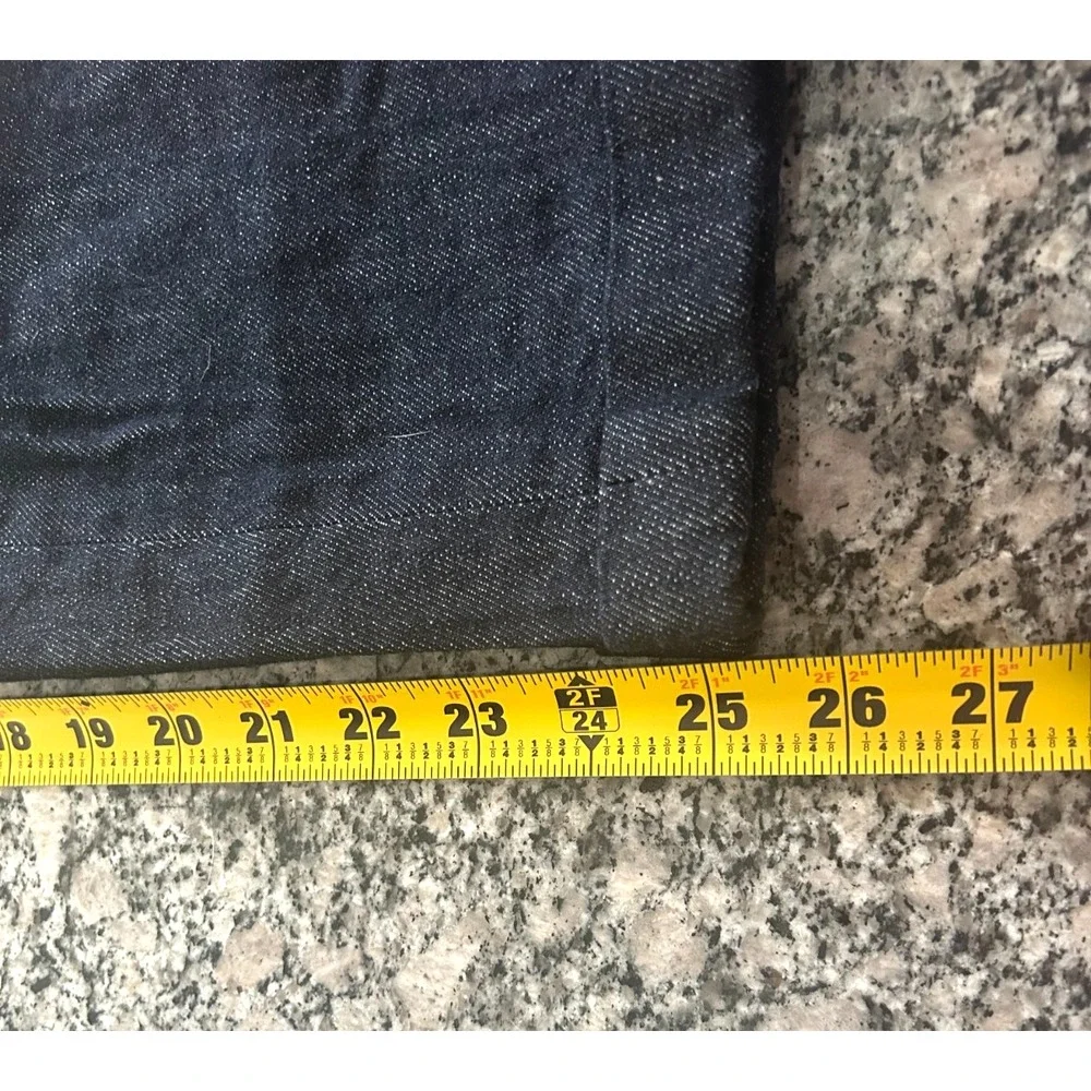 Armani Exchange AX Pleaded Button Fly‎ Fixed Cuff Women's Jeans Sz 31 Authentic