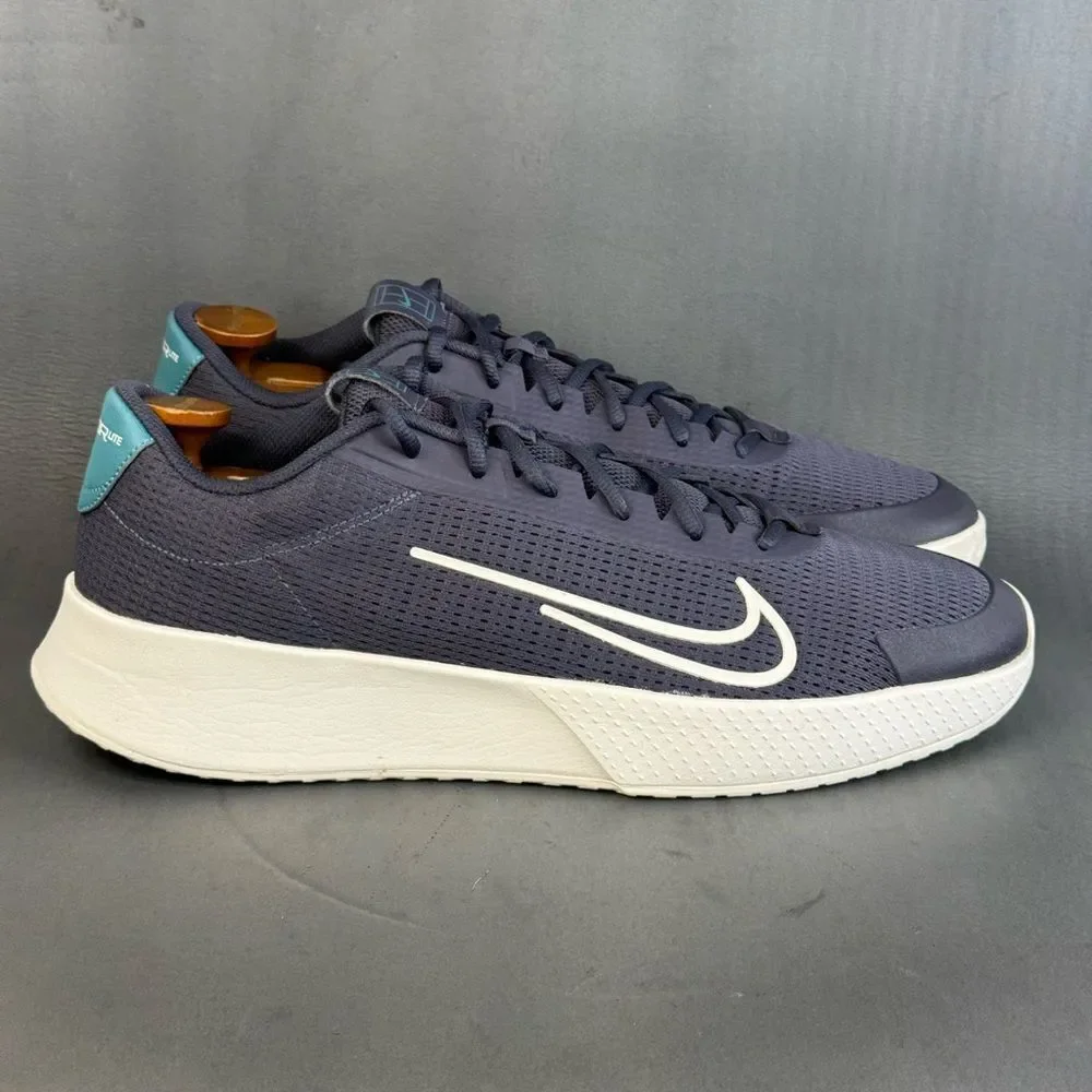 Nike Court Vapor Lite 2 HC Low Gridiron Mineral Teal shoe men’s size 14