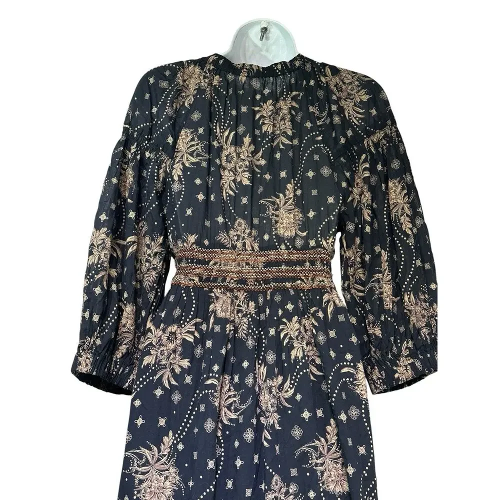 Free People dress holes laying