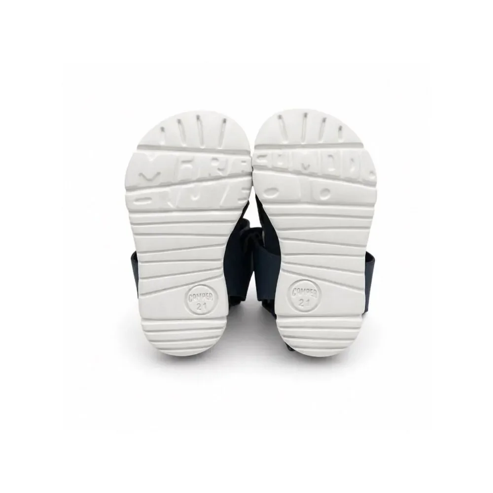 Camper Oruga Toddler Fisherman Sandal EU 21 US 5 Dark Blue Leather First Walkers