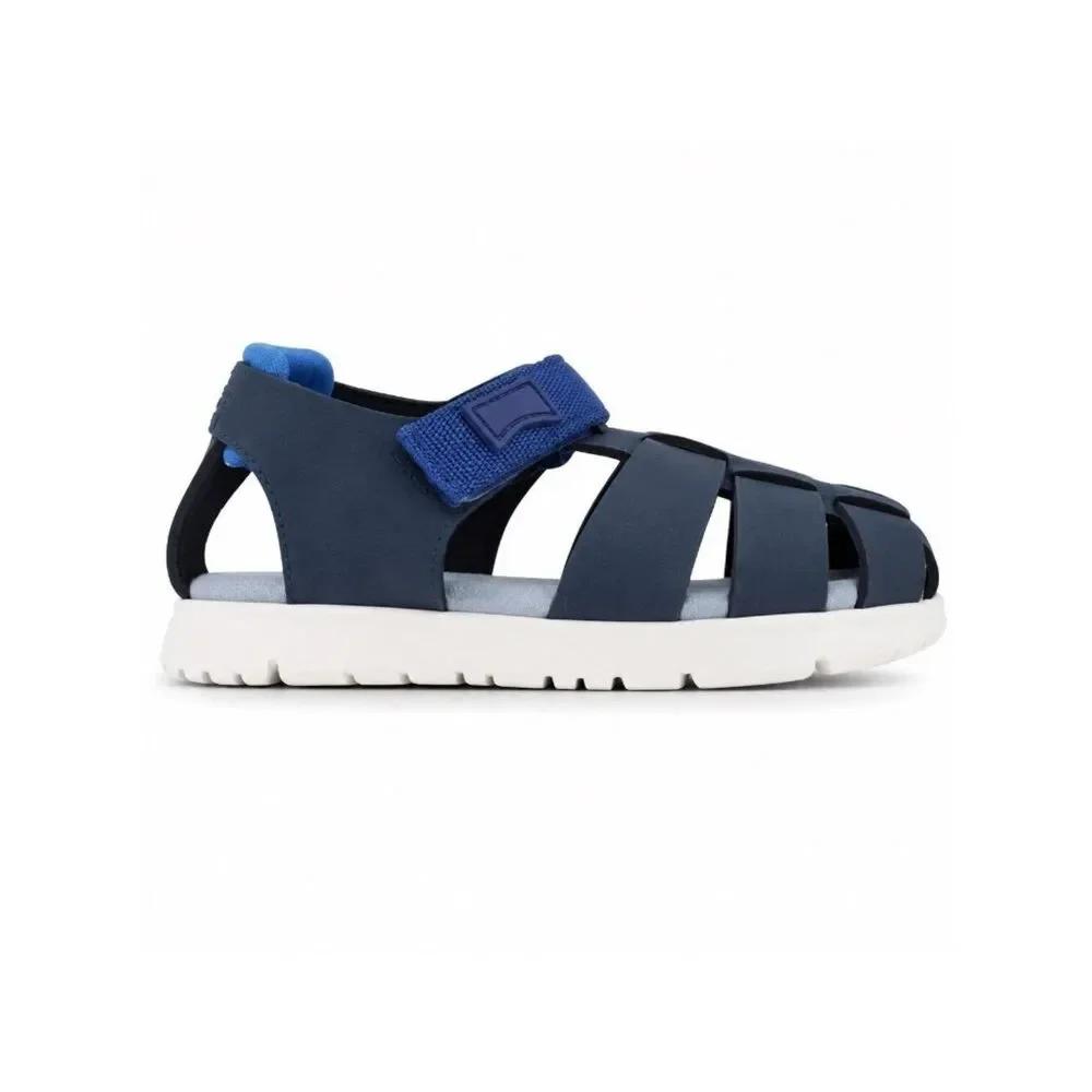Camper Oruga Toddler Fisherman Sandal EU 21 US 5 Dark Blue Leather First Walkers
