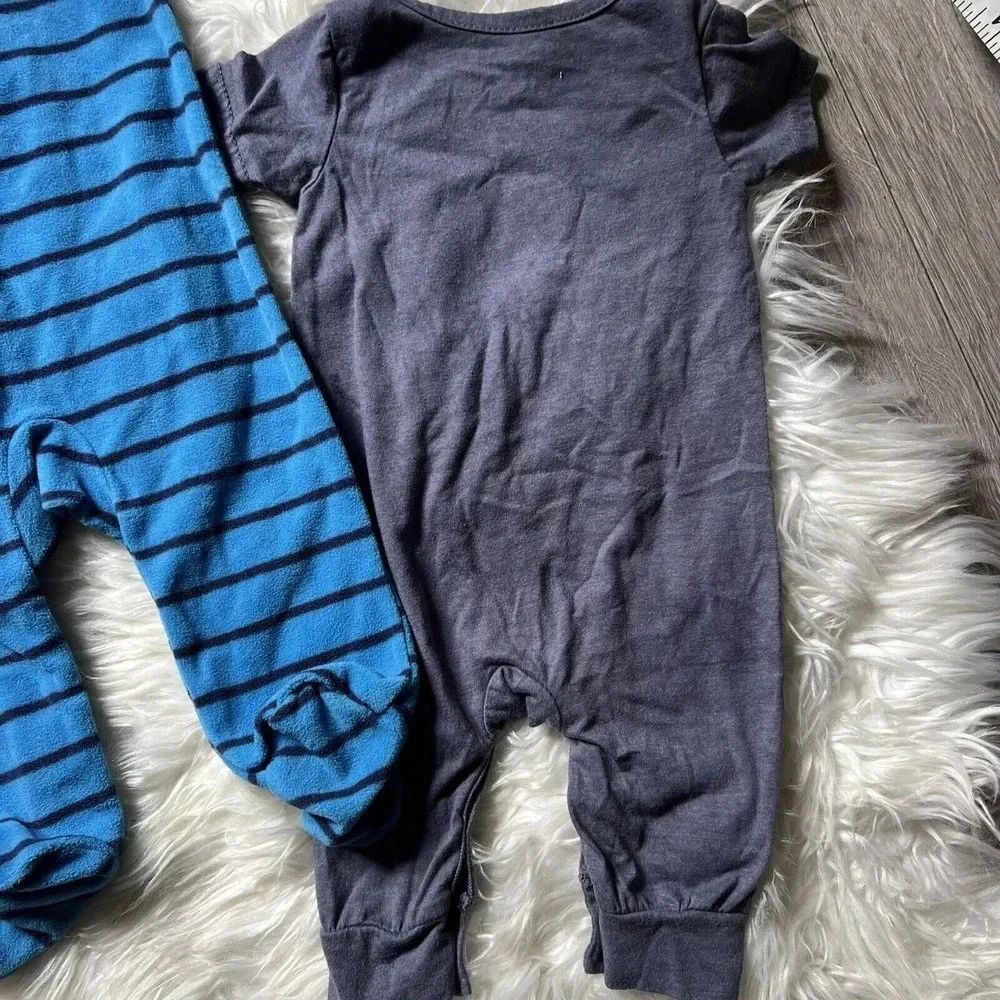 3‎ pc Carter’sFleece Pajamas|Oshkosh red shorts|Marvel romper sizes 3-6 months