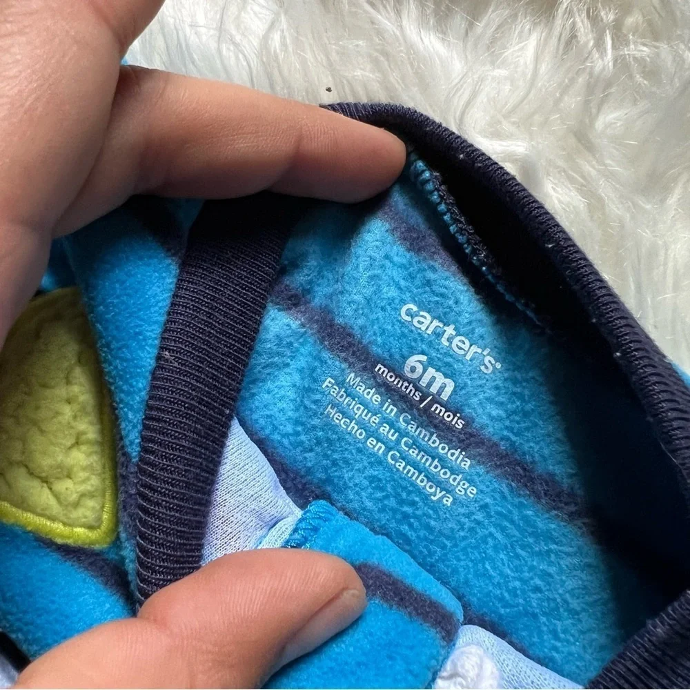 3‎ pc Carter’sFleece Pajamas|Oshkosh red shorts|Marvel romper sizes 3-6 months