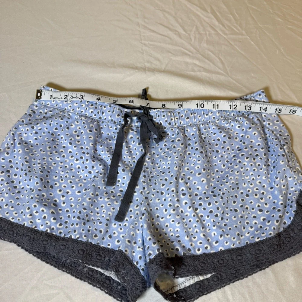 PJ Salvage Light Blue and Charcoal Lounge‎ Shorts