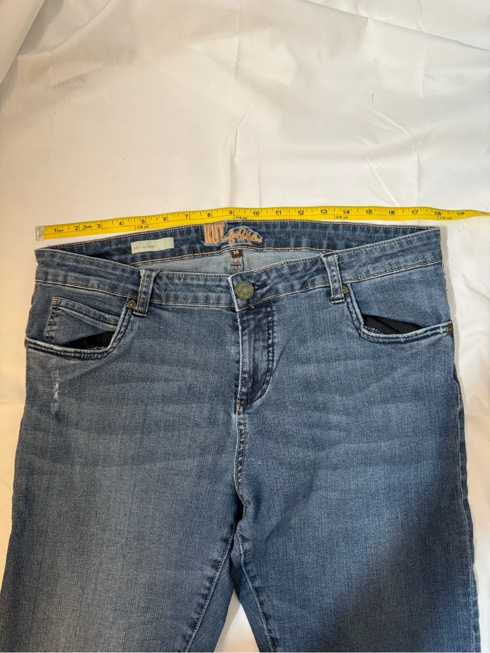 Kut from the Kloth Katy Boyfriend Jeans Size 14 Medium