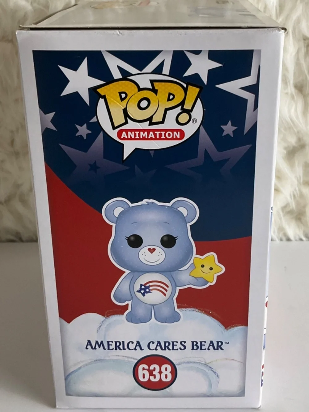 FUNKO POP AMERICA CARES BEAR #638~LIMITED EDITION~NEW!