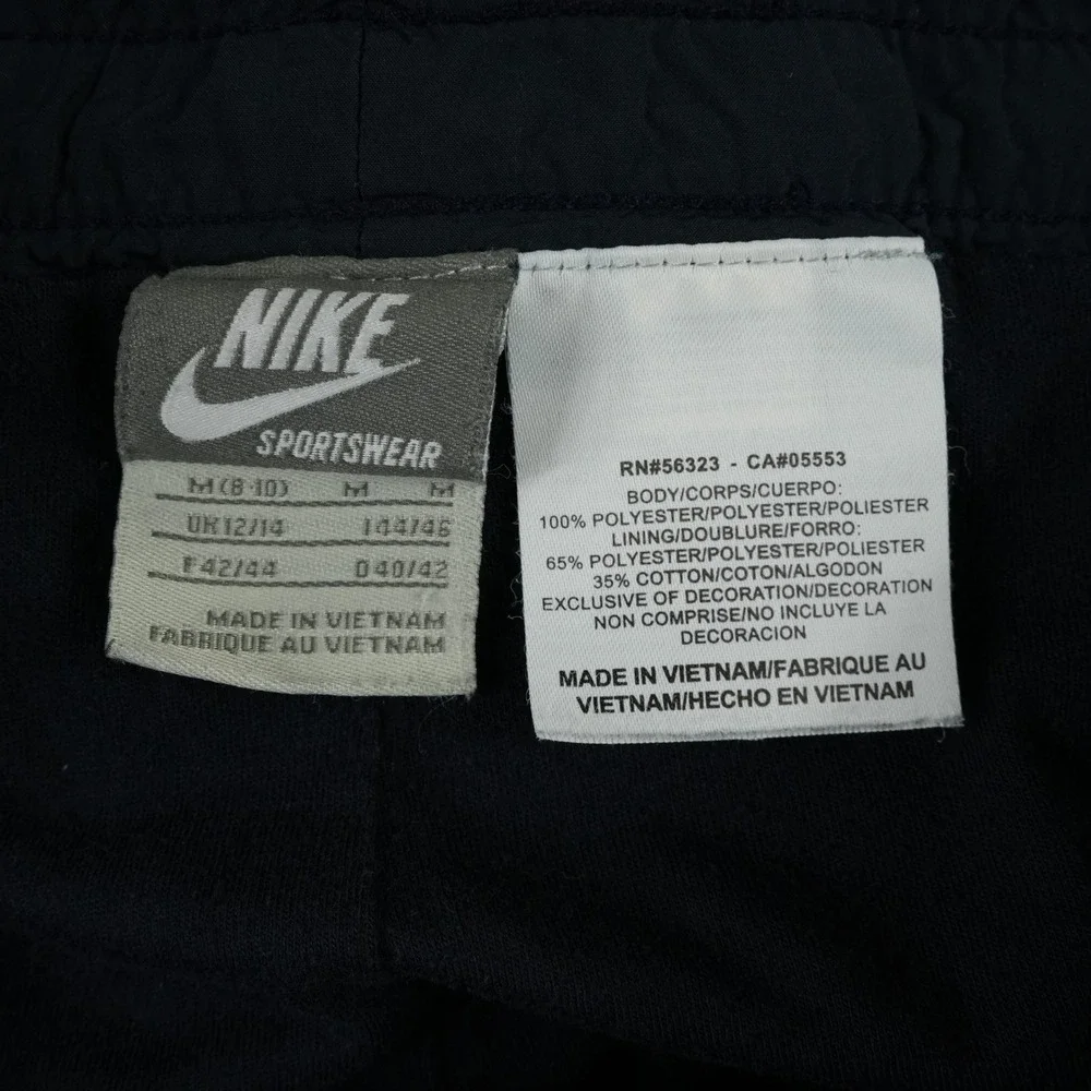 VTG Nike Track Pants Mens M Navy‎ Blue Lined Sportswear Windbreaker Y2K Straight
