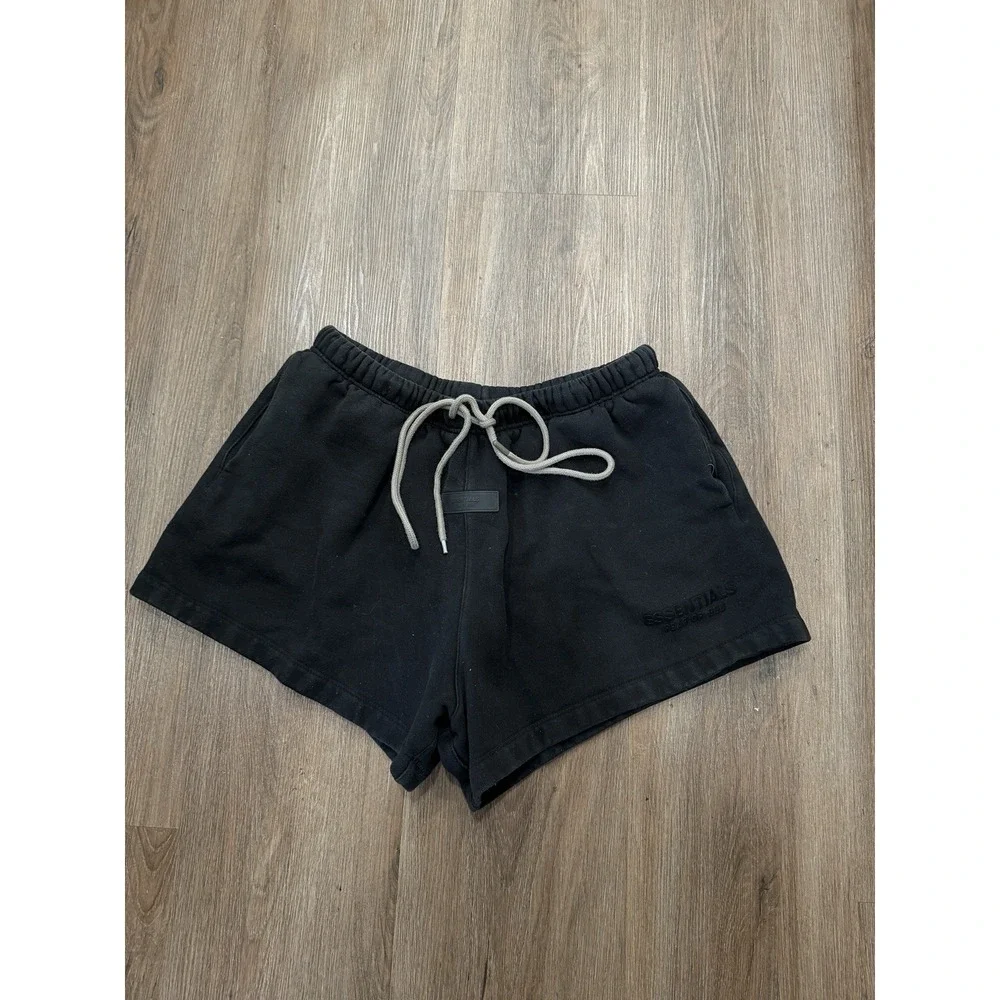 Essential Fear Of God Sweat Shorts Black Size Unisex XLarge‎