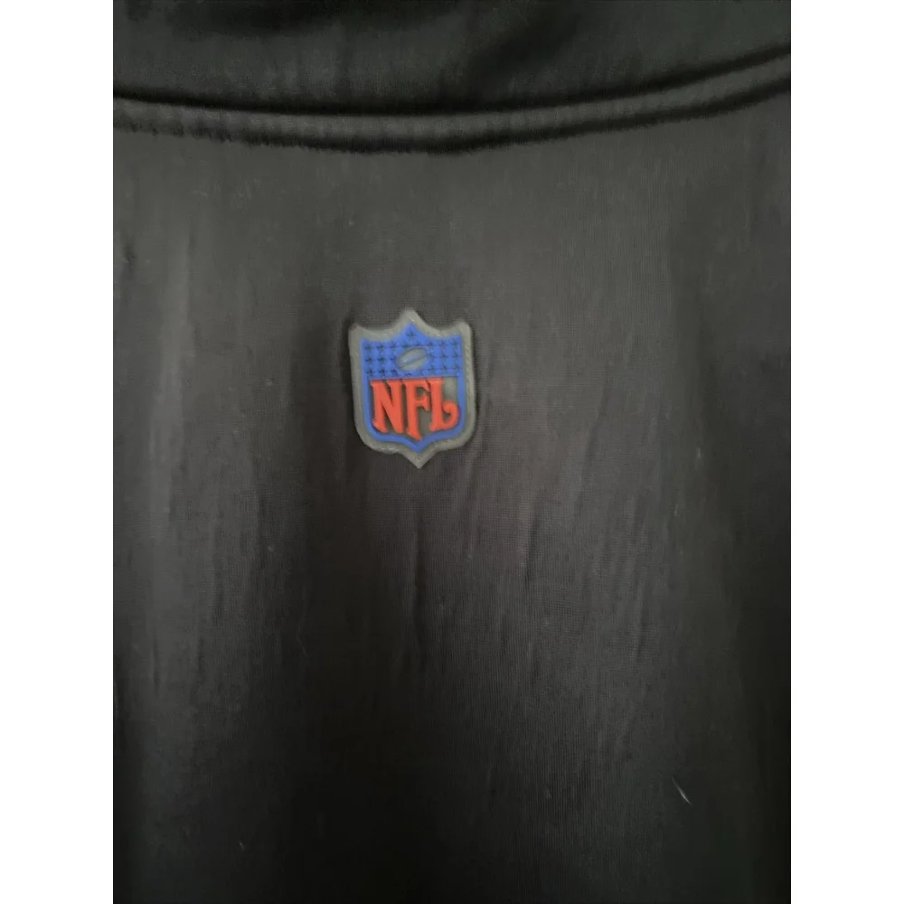 Carolina Panthers NFL Reebok Team Apparel 1/4 Zip Sweatshirt Size Adult XL