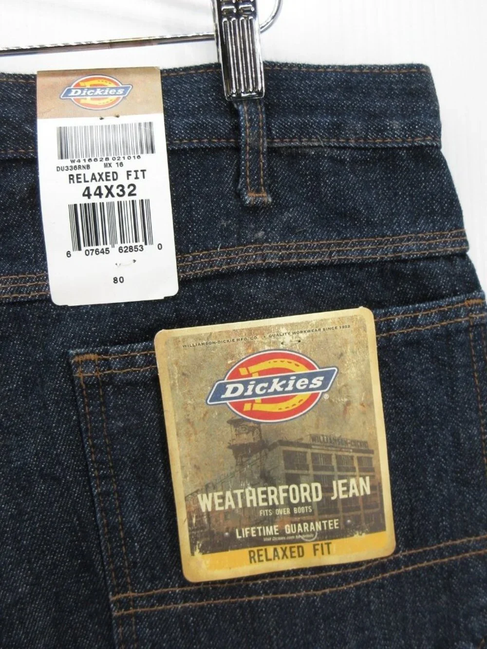 Dickies Jeans 44X32 Weatherford Carpenter Relax Baggy Y2K Workwear NEW