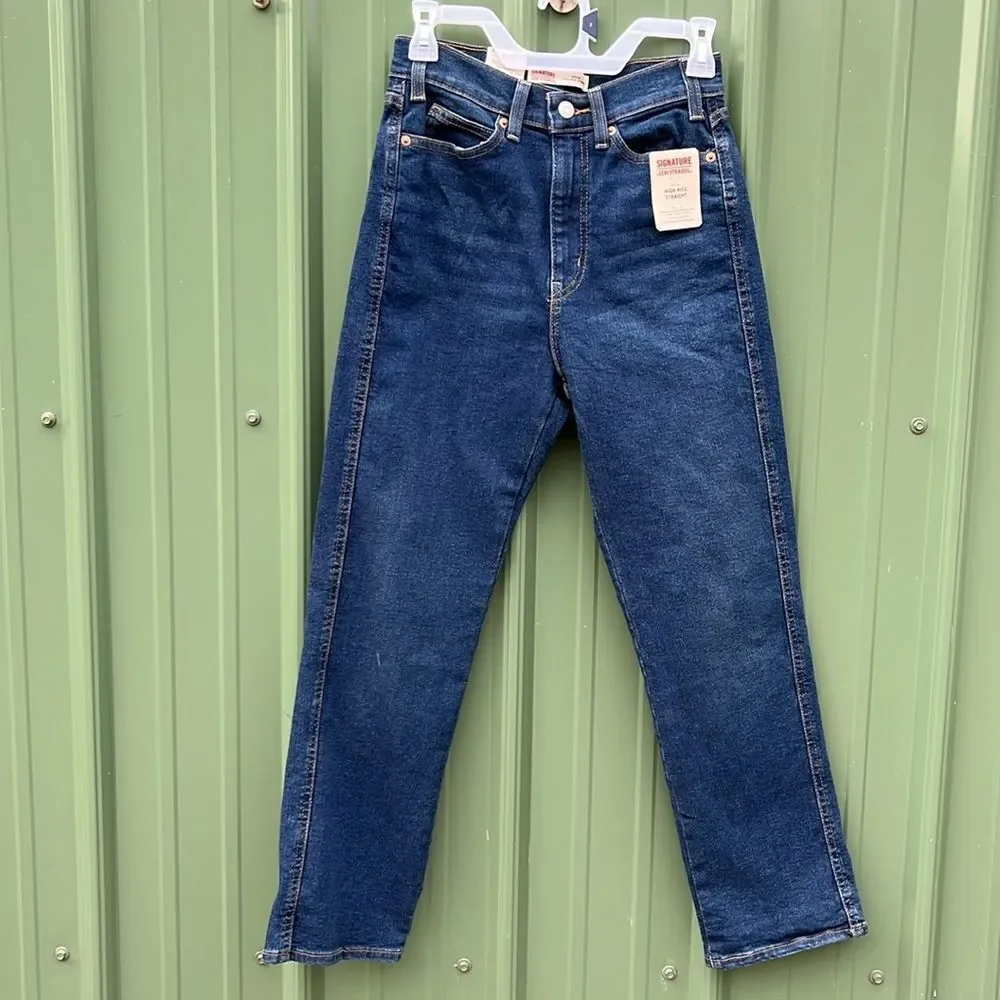 Womens Levi's Heritage High Rise Straight Jean Pants