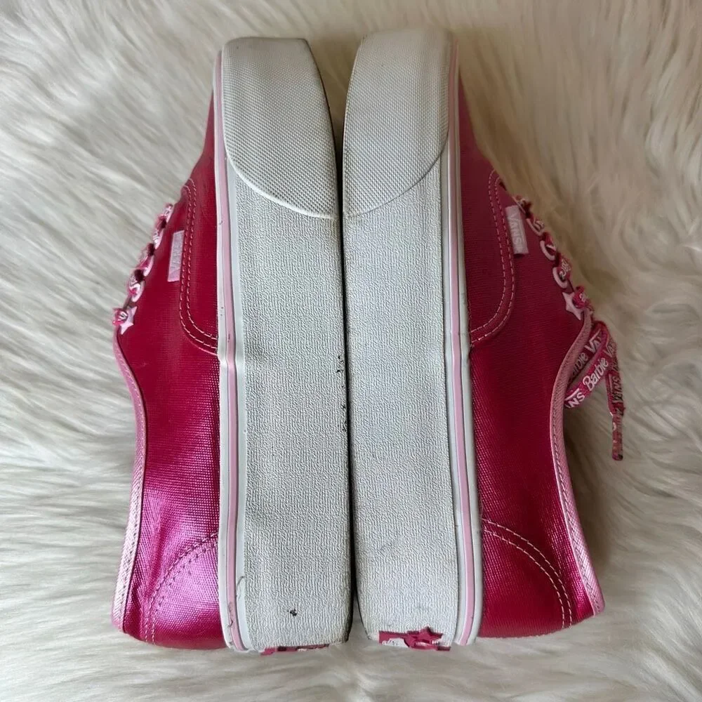 Vans pink worn
