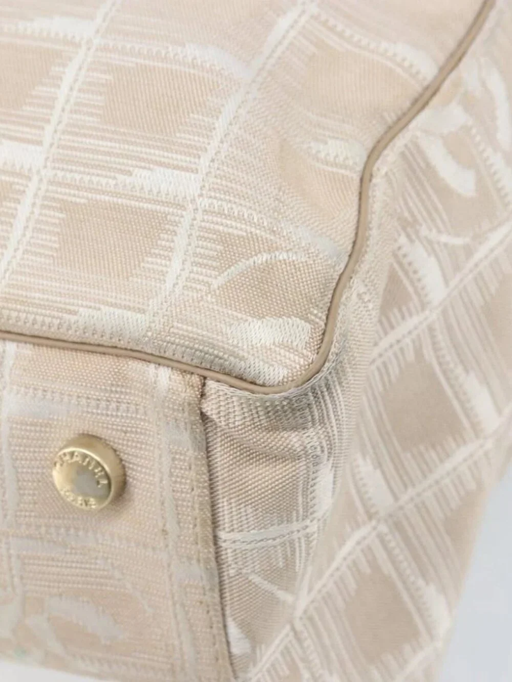 CHANEL material	nylon accessory	there