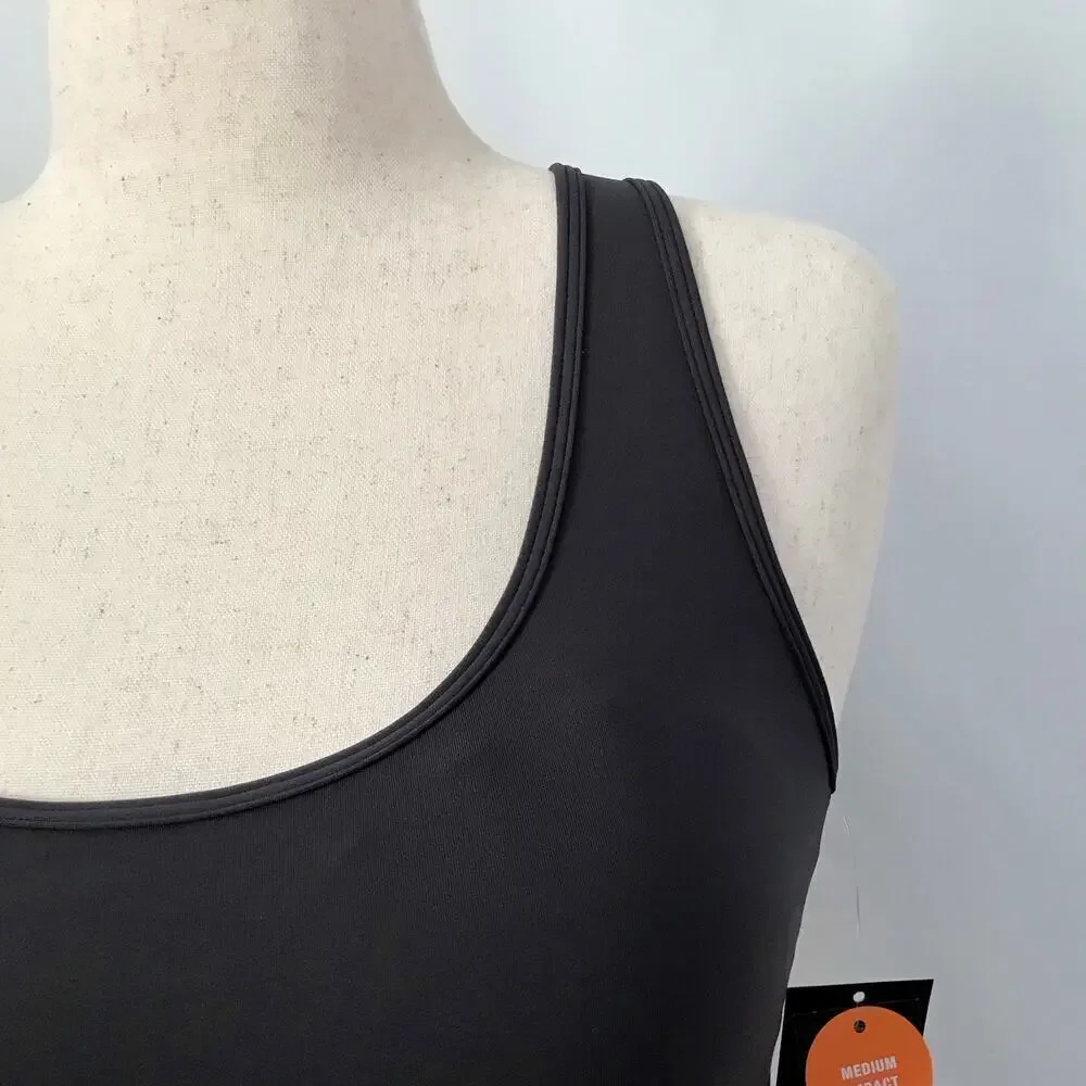 Ideology NWT Deep Charcoal Sports Bra Women Various