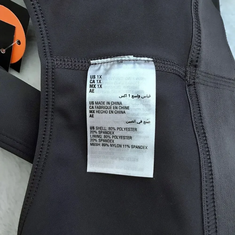 Ideology NWT Deep Charcoal Sports Bra Women Various